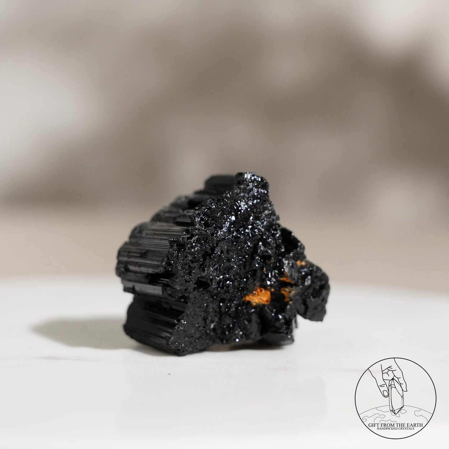 莫桑比克亮面黑碧璽原石