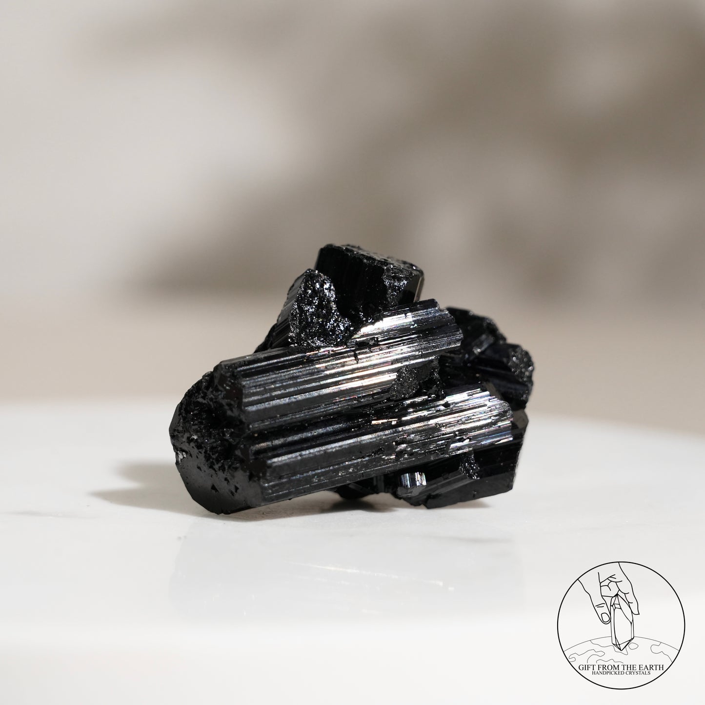 Mozambique lustrous black tourmaline 