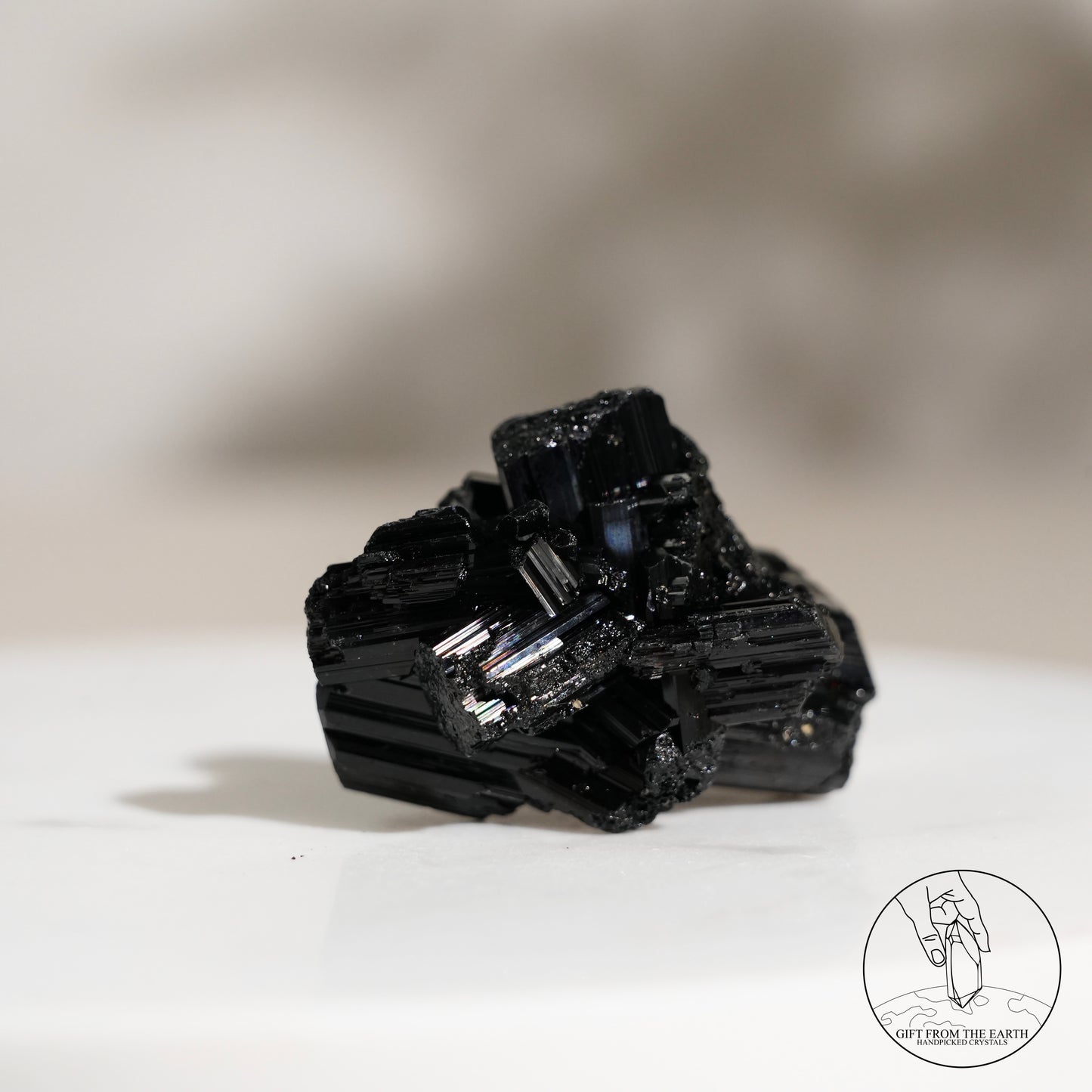 Mozambique lustrous black tourmaline 