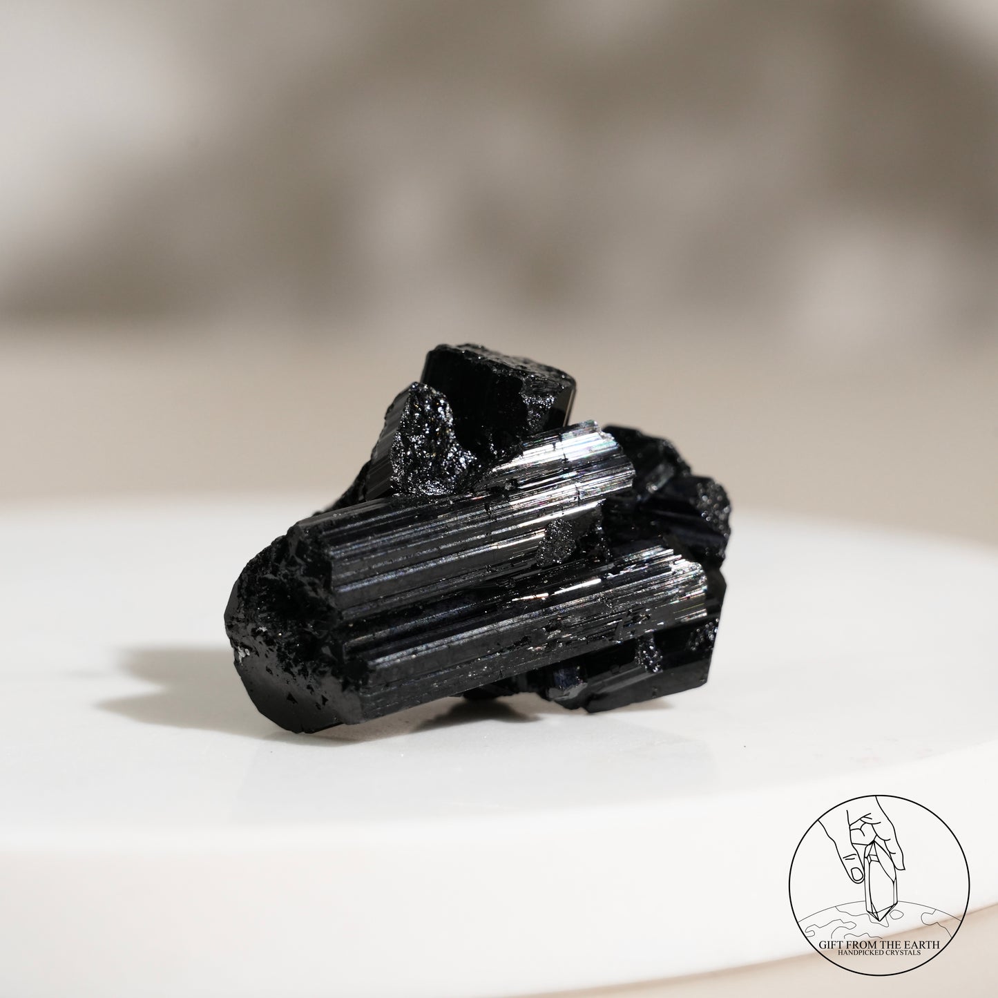 Mozambique lustrous black tourmaline 
