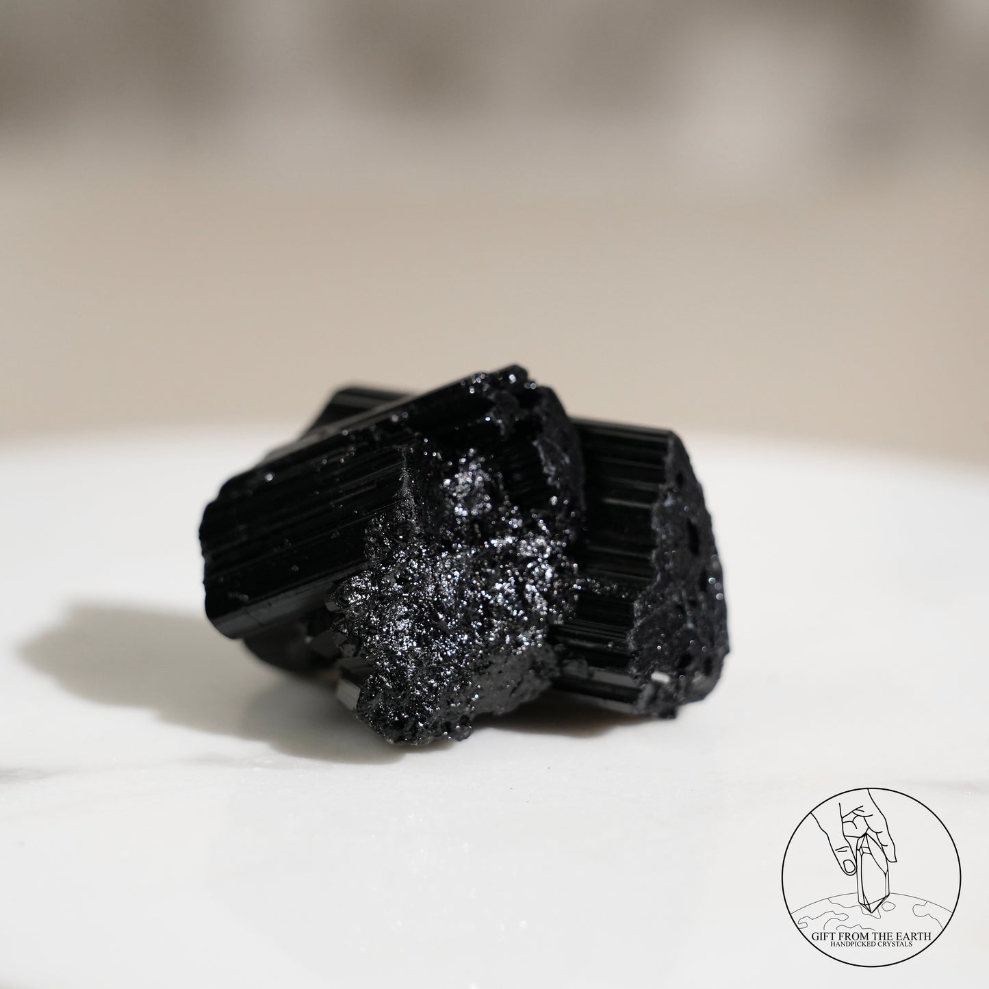 莫桑比克亮面黑碧璽原石