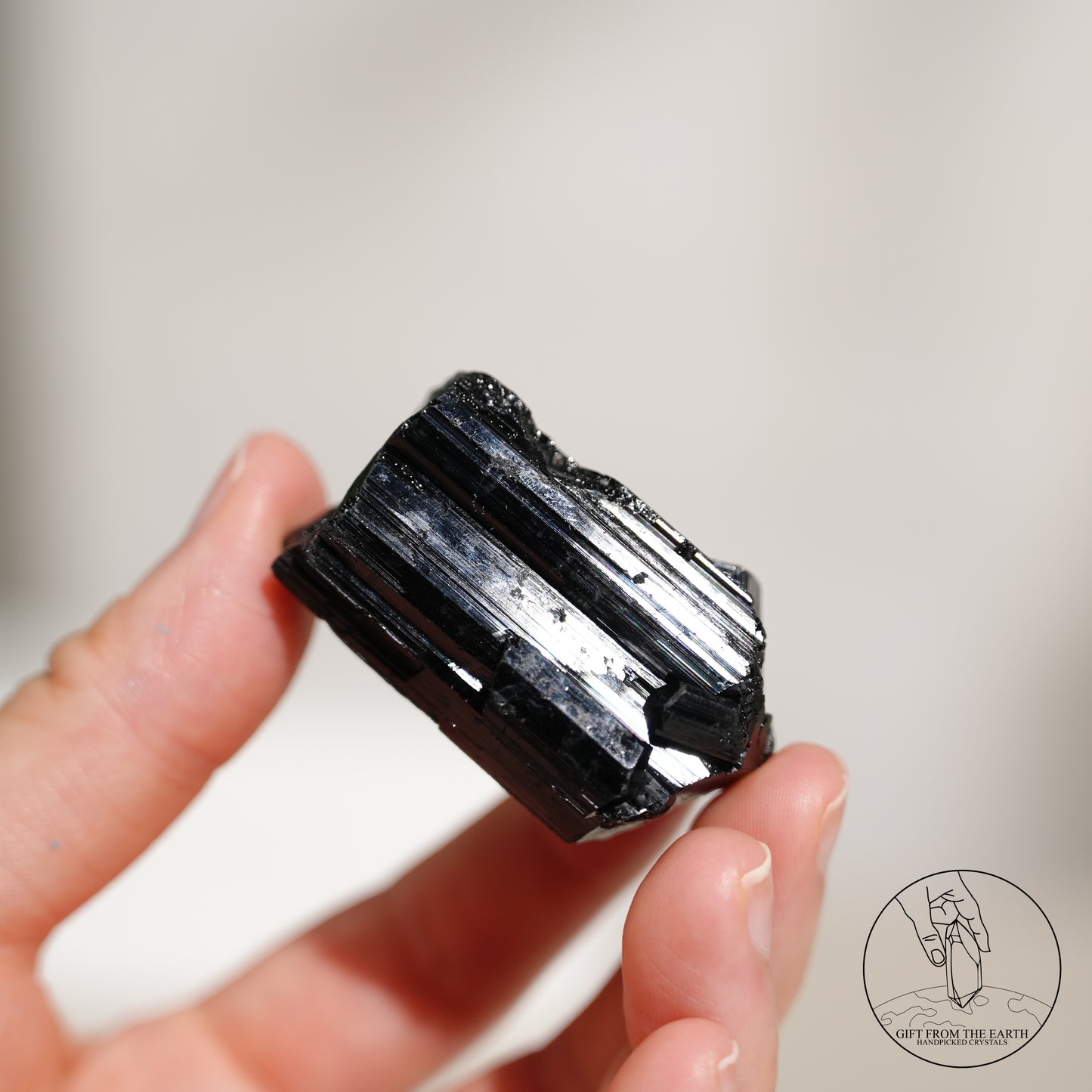 Mozambique lustrous black tourmaline 