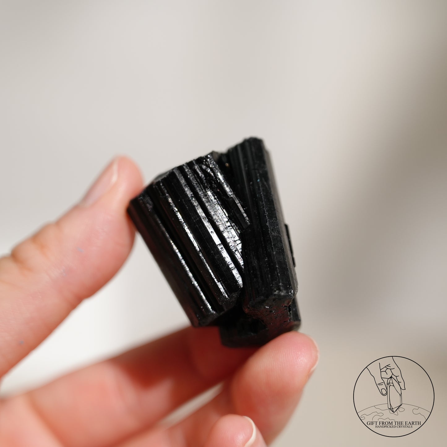 Mozambique lustrous black tourmaline 