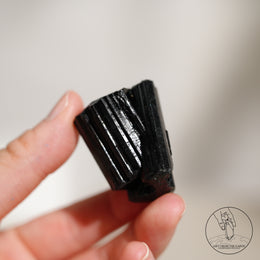 莫桑比克亮面黑碧璽原石