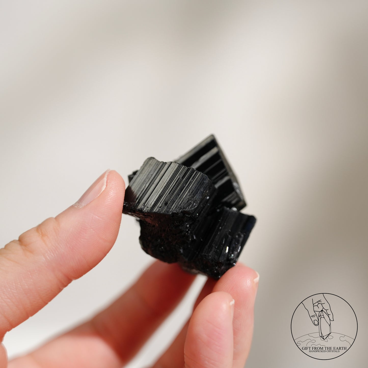 Mozambique lustrous black tourmaline 