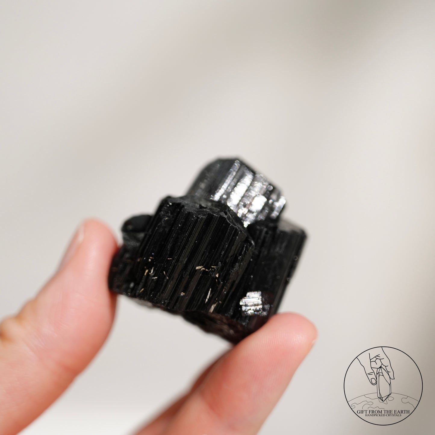 Mozambique lustrous black tourmaline 