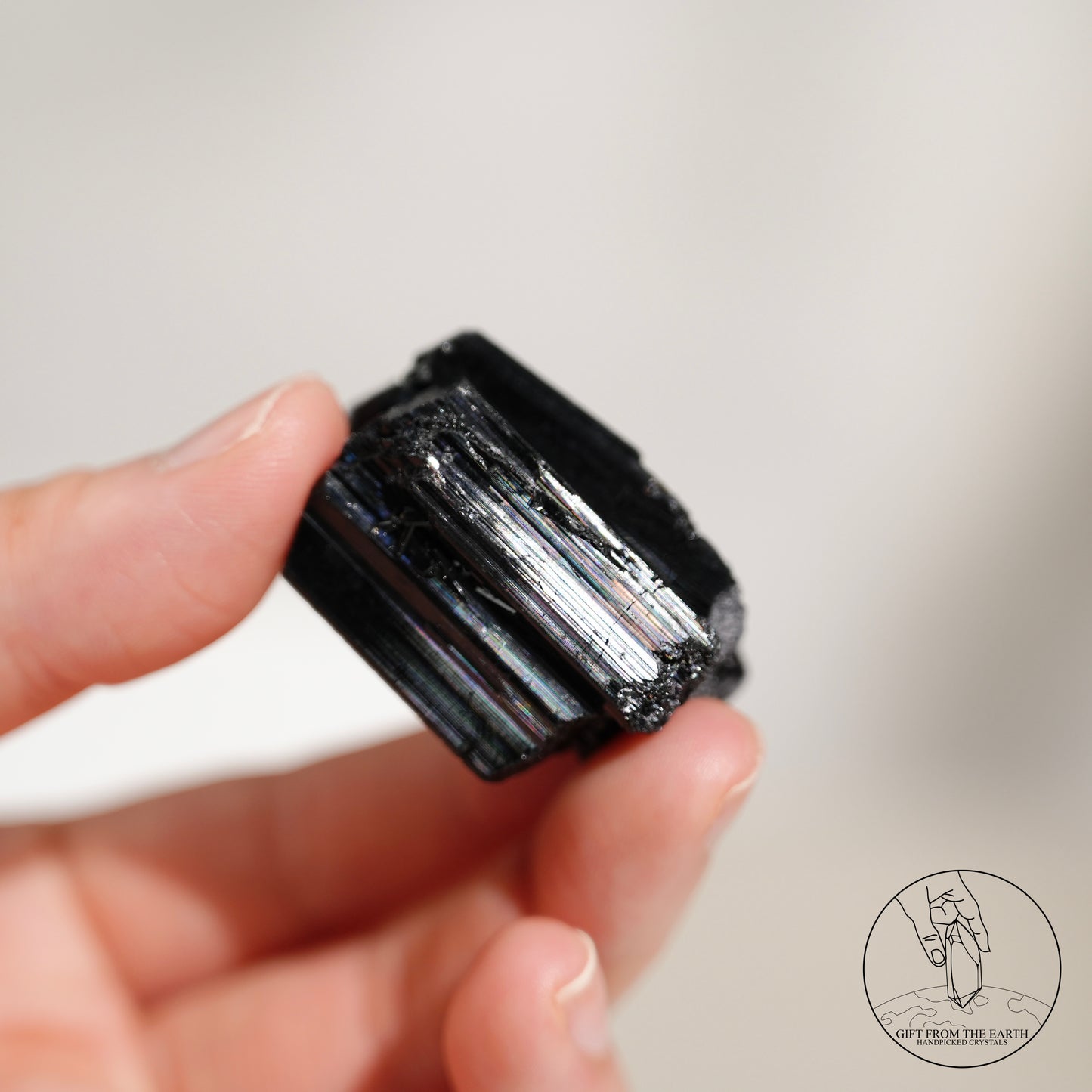 Mozambique lustrous black tourmaline 