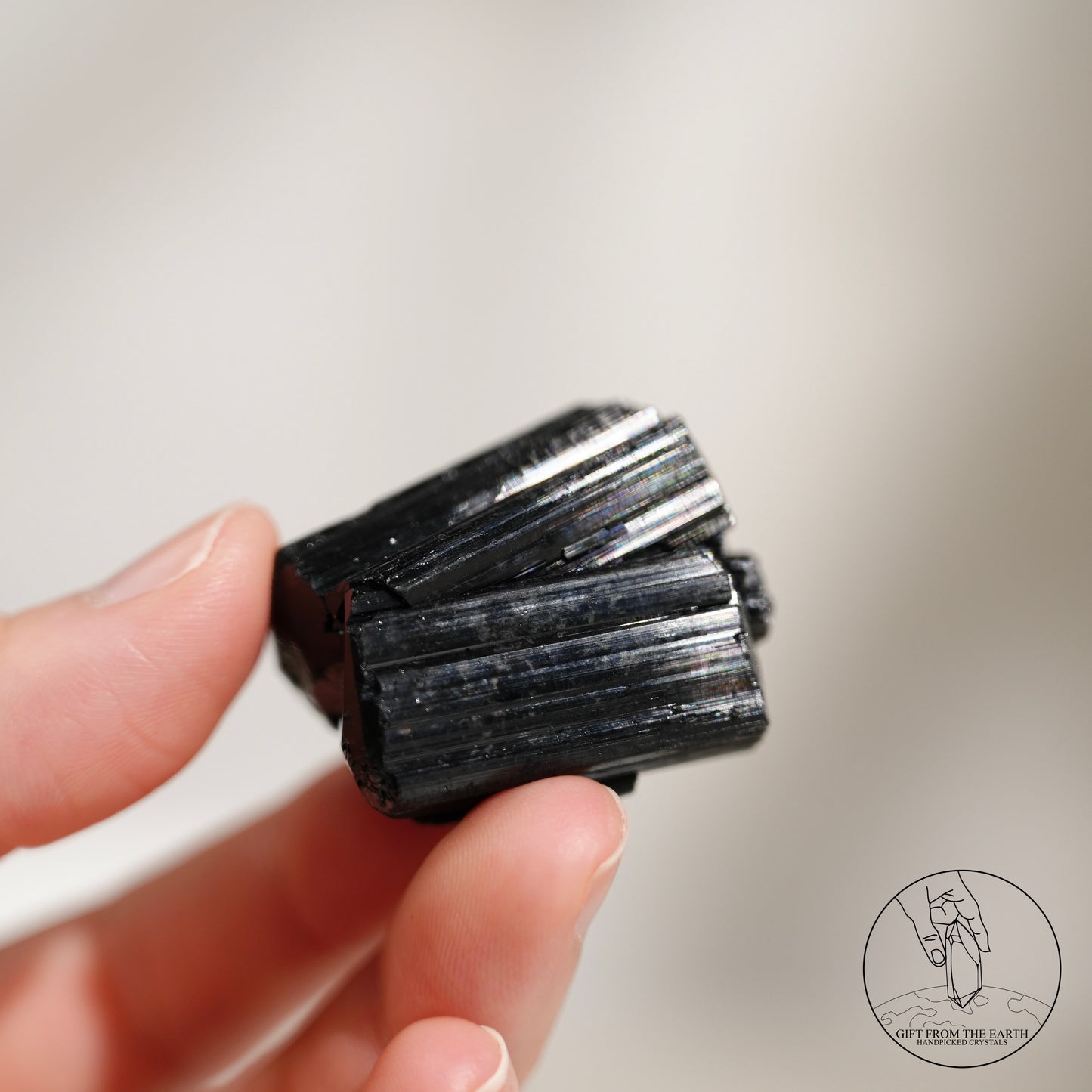 Mozambique lustrous black tourmaline 