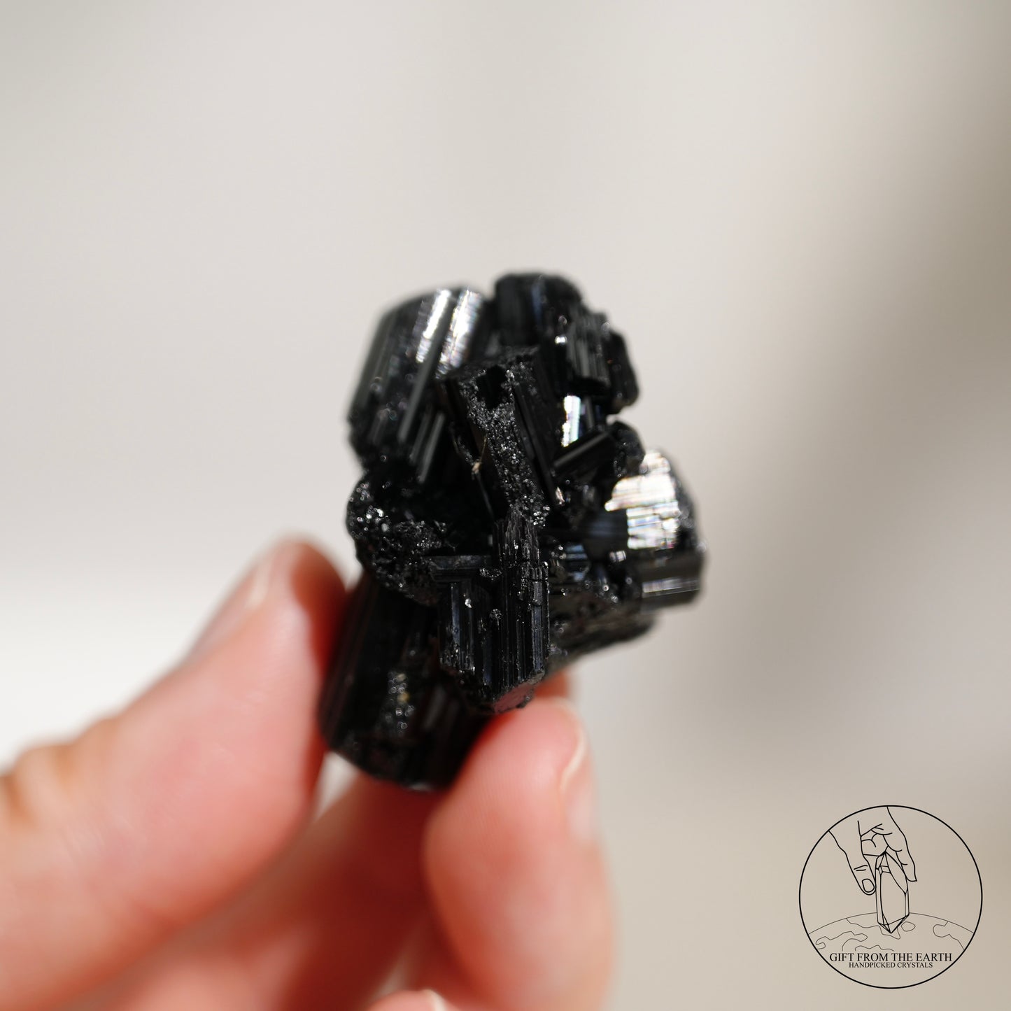 Mozambique lustrous black tourmaline 