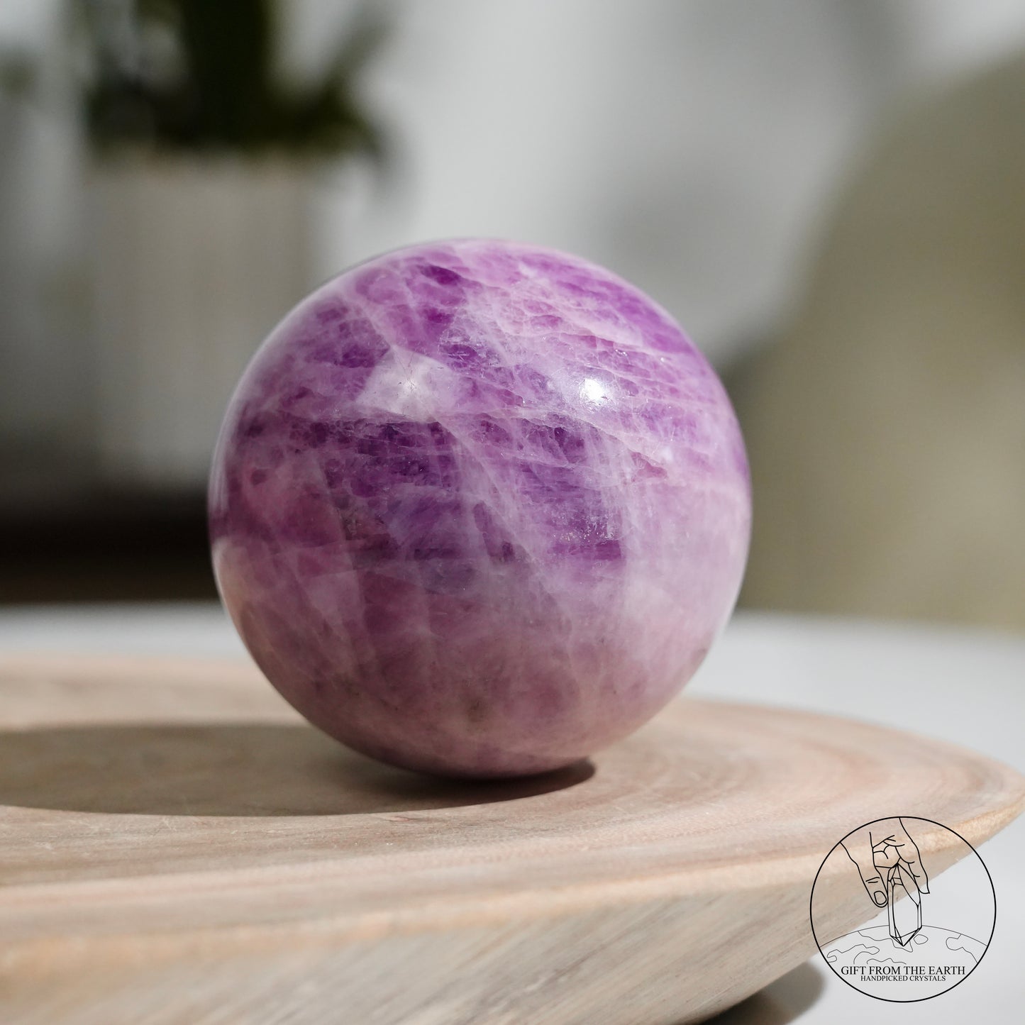 Lepidolite sphere
