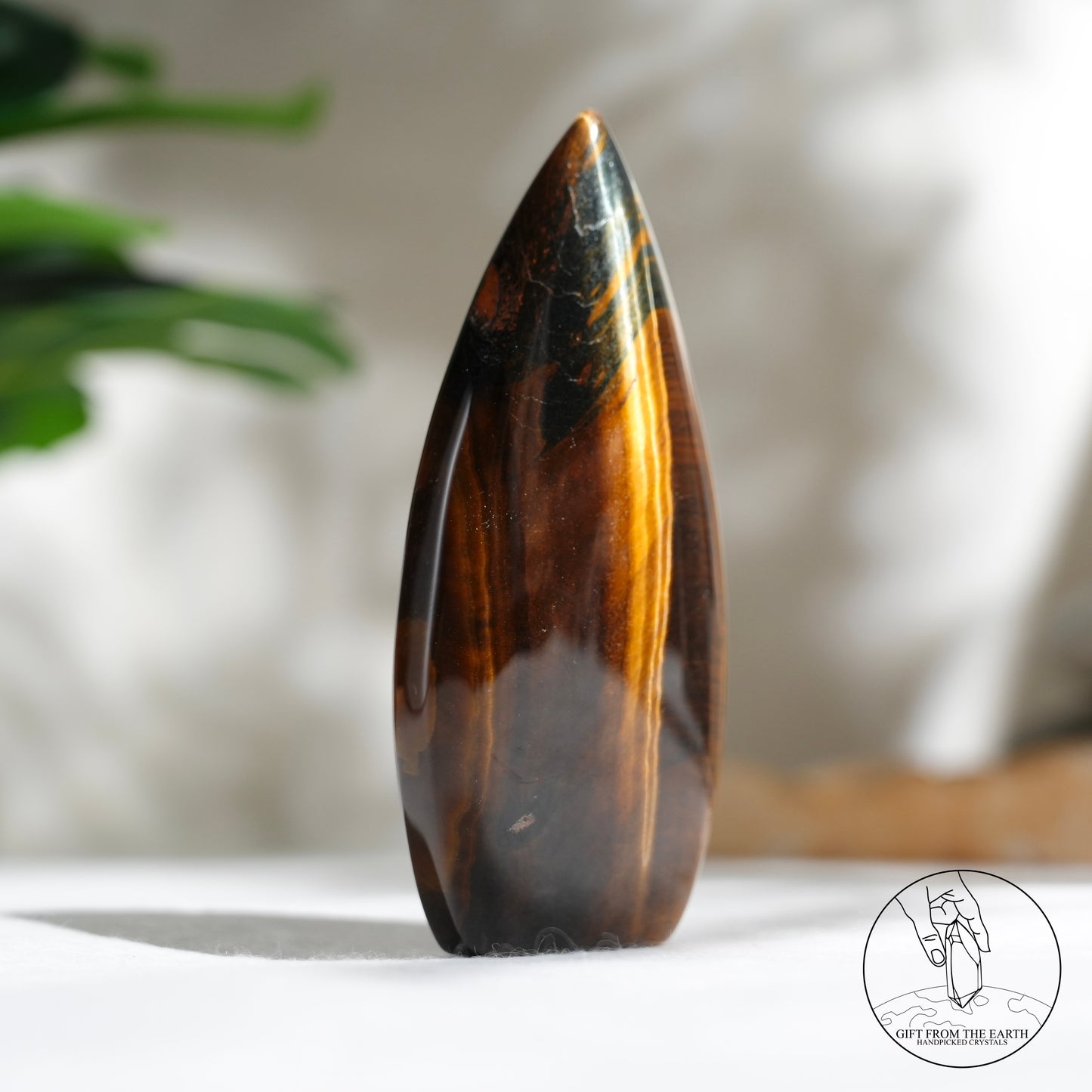 藍黃虎眼石隨形