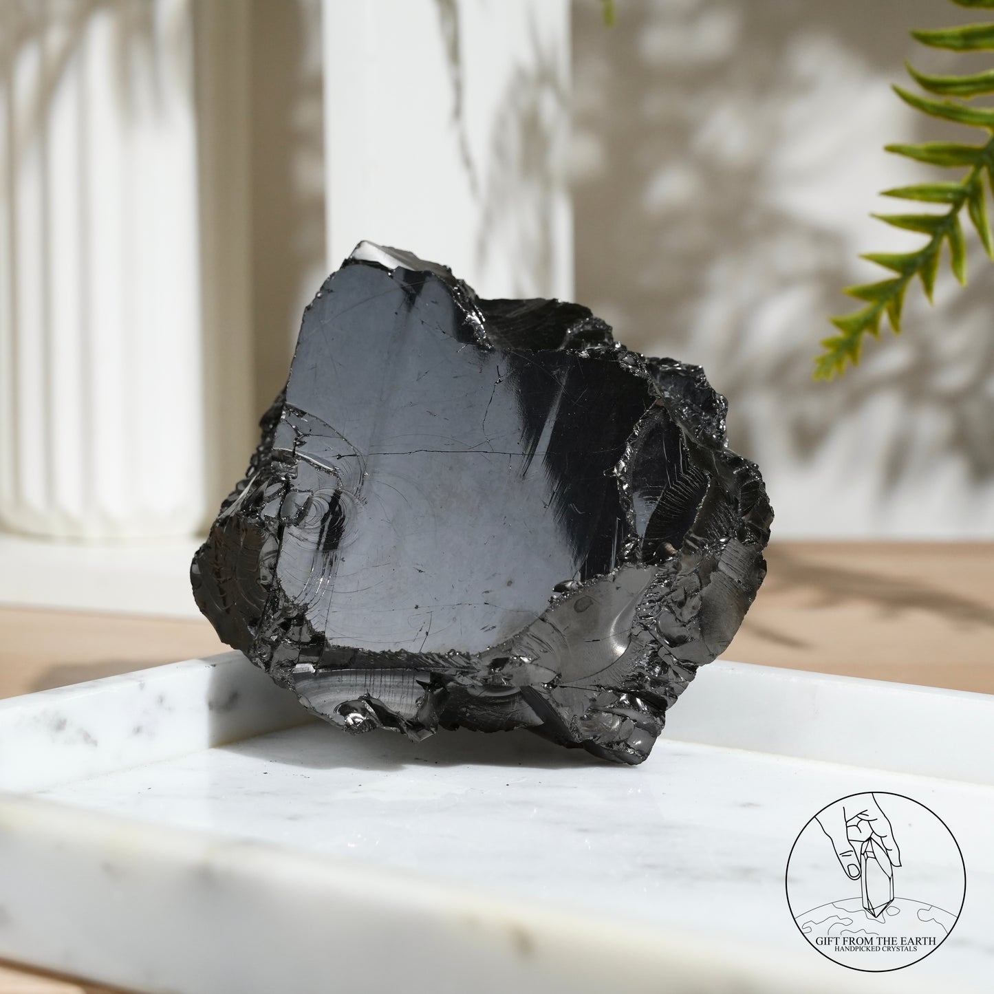 Colombian carbon-included quartz 