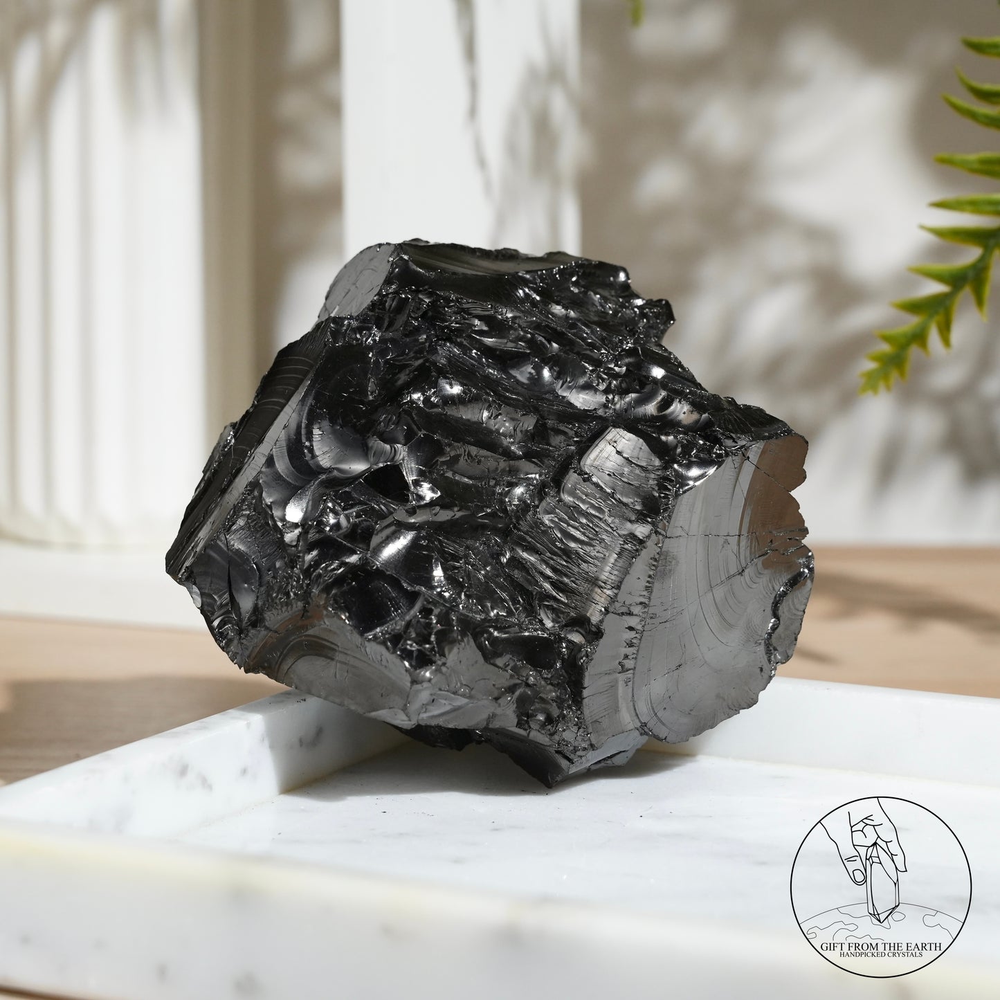 Colombian carbon-included quartz 