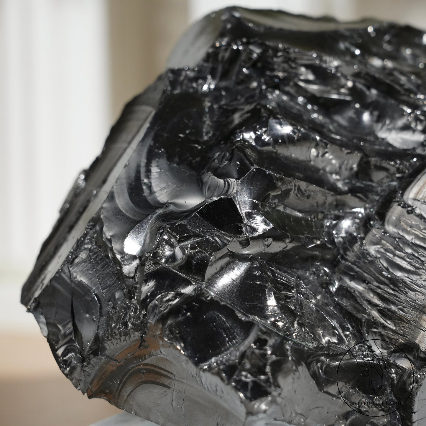 Colombian carbon-included quartz 