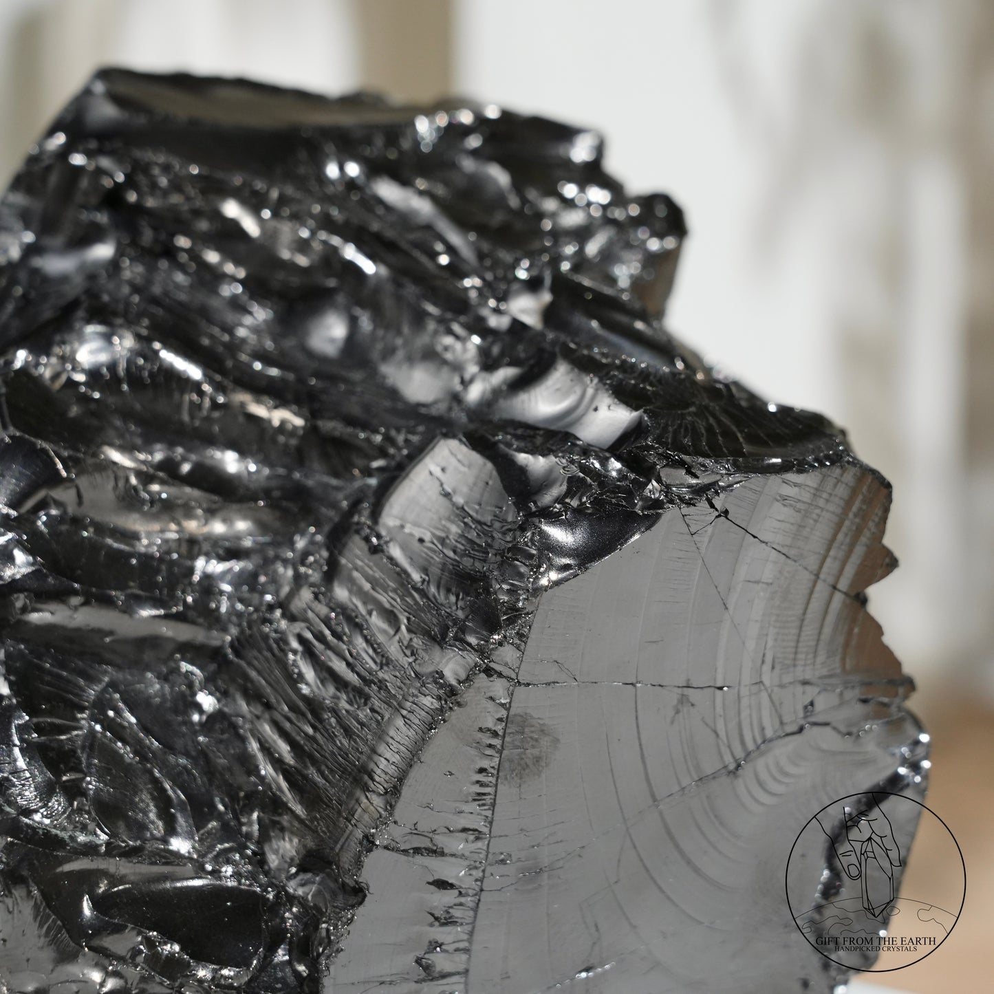 Colombian carbon-included quartz 