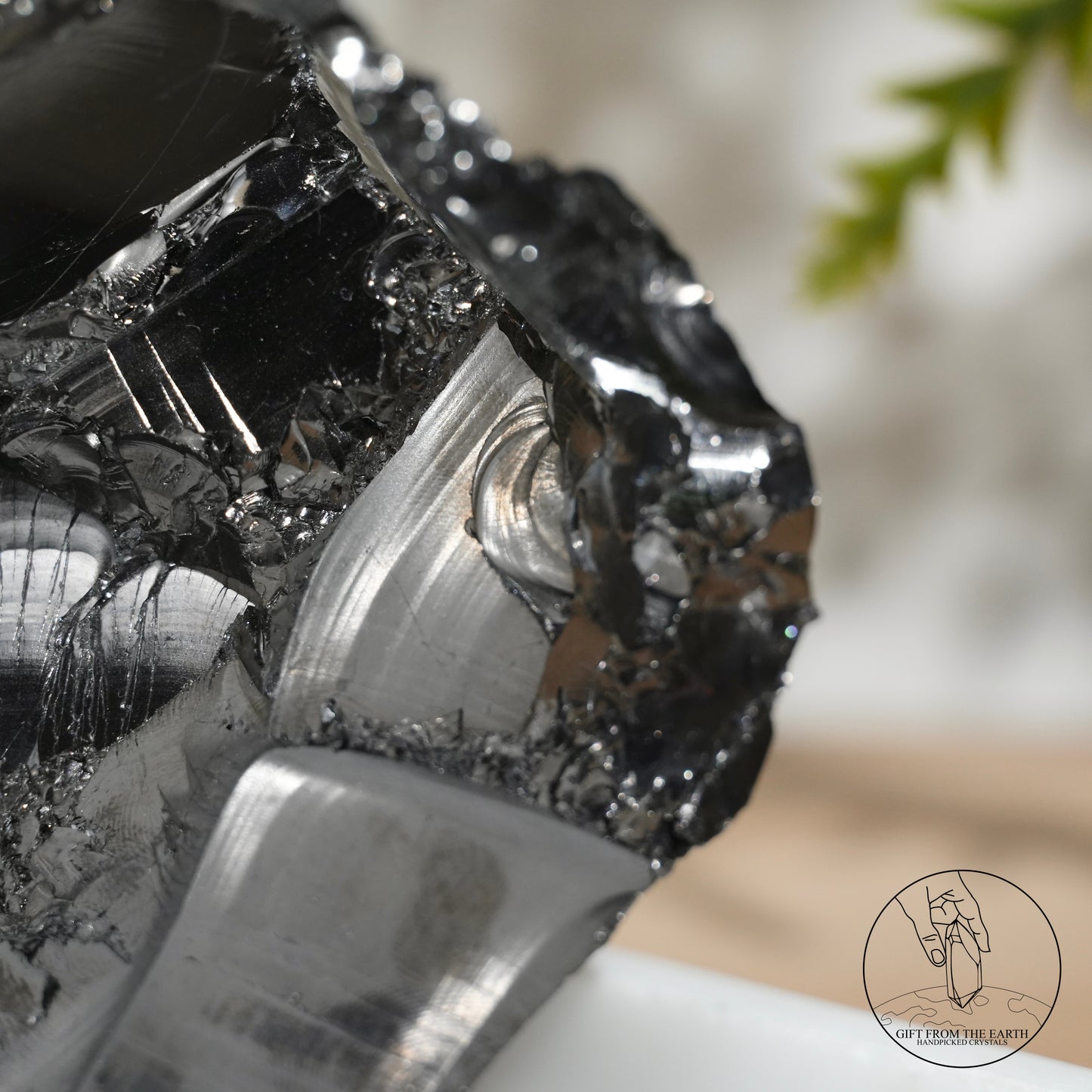 Colombian carbon-included quartz 