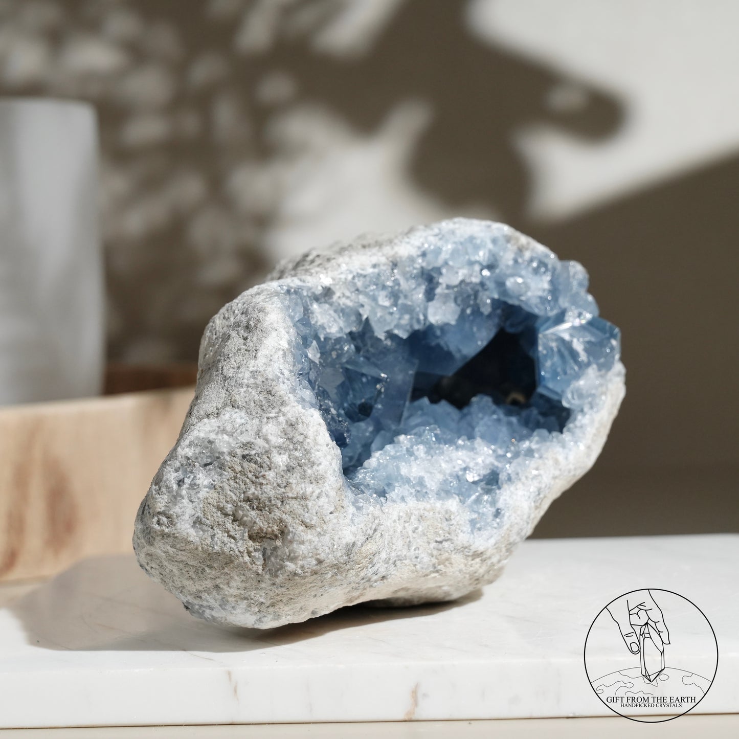 Egg-shaped celestite