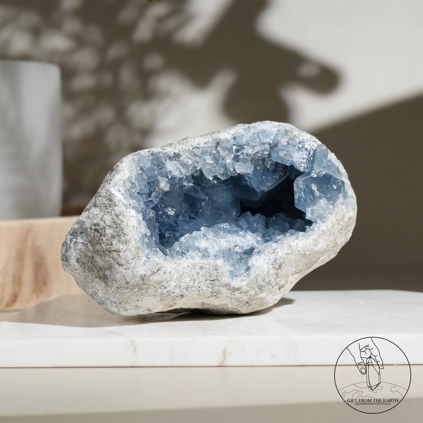 Egg-shaped celestite