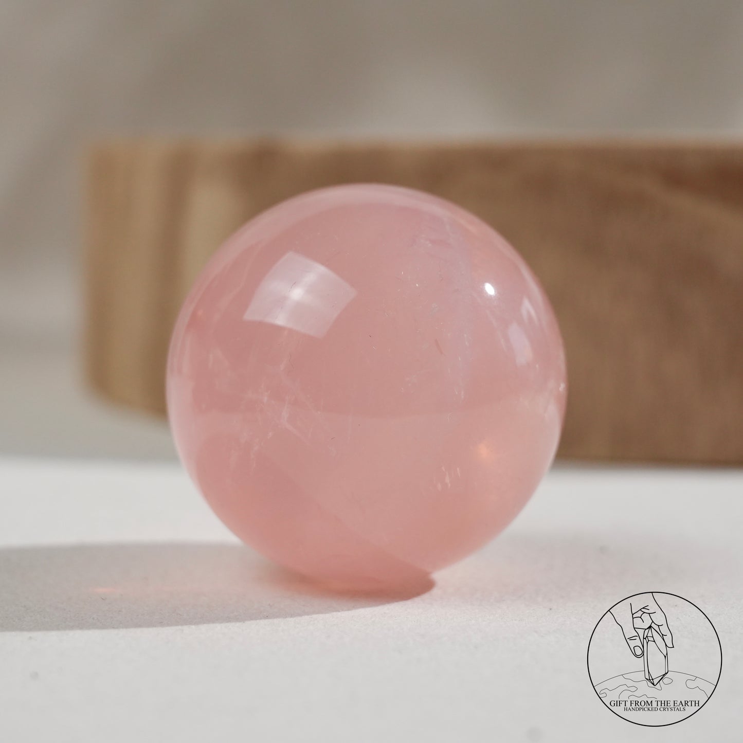 莫桑比克星光粉晶球