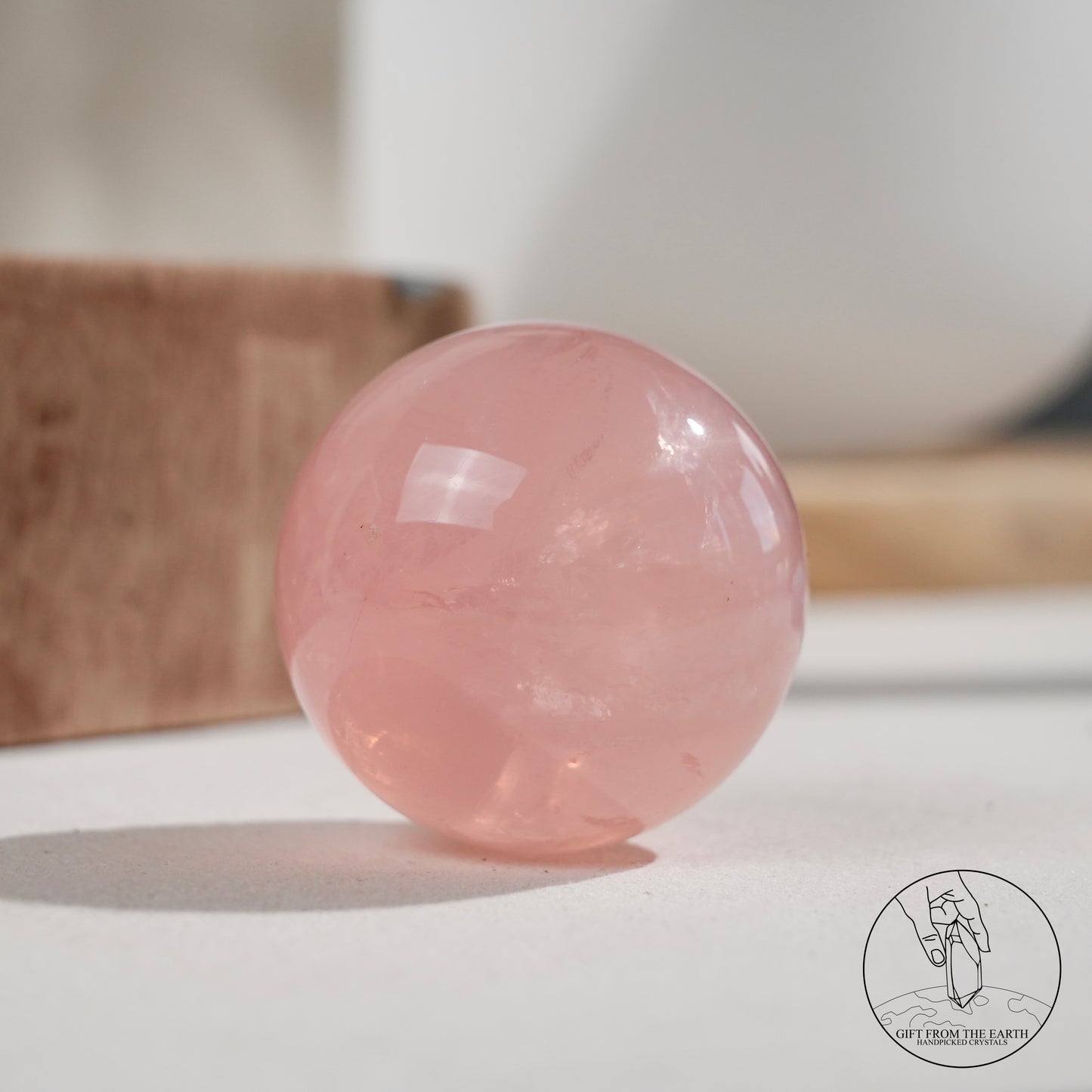 莫桑比克星光粉晶球