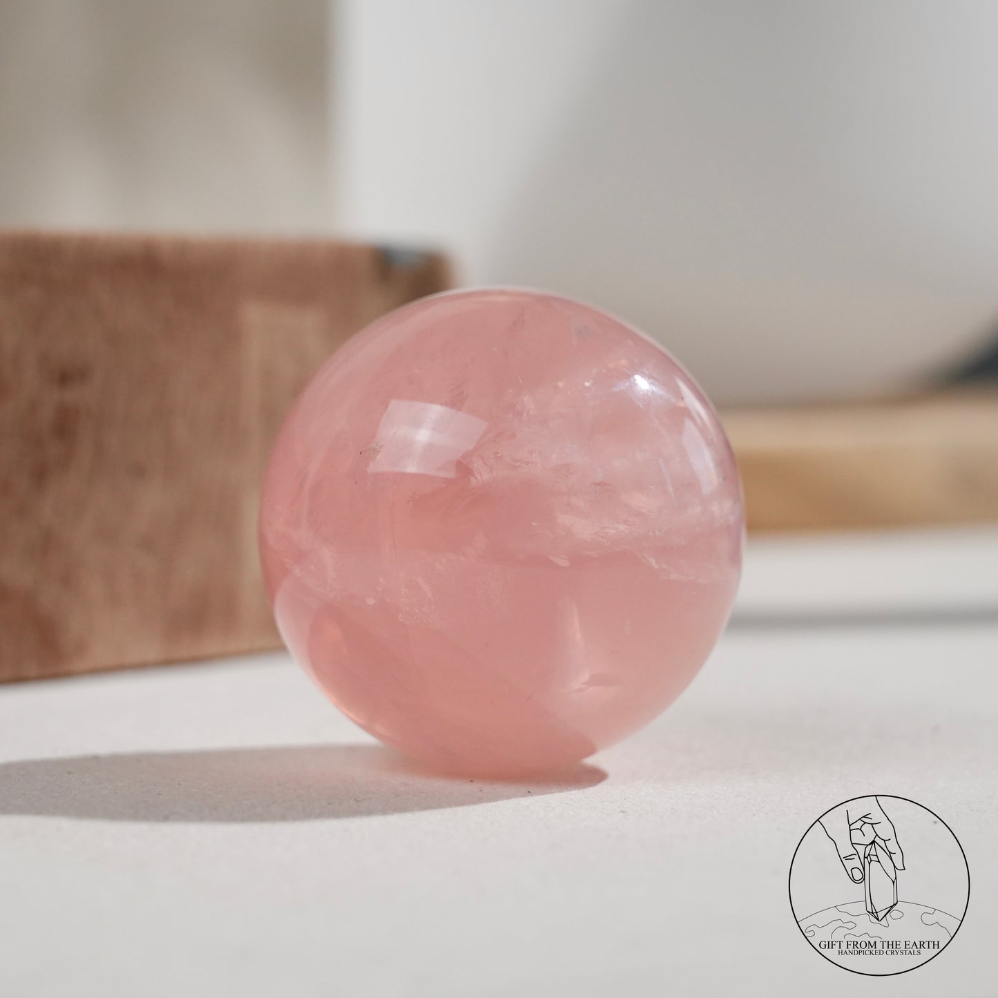 莫桑比克星光粉晶球