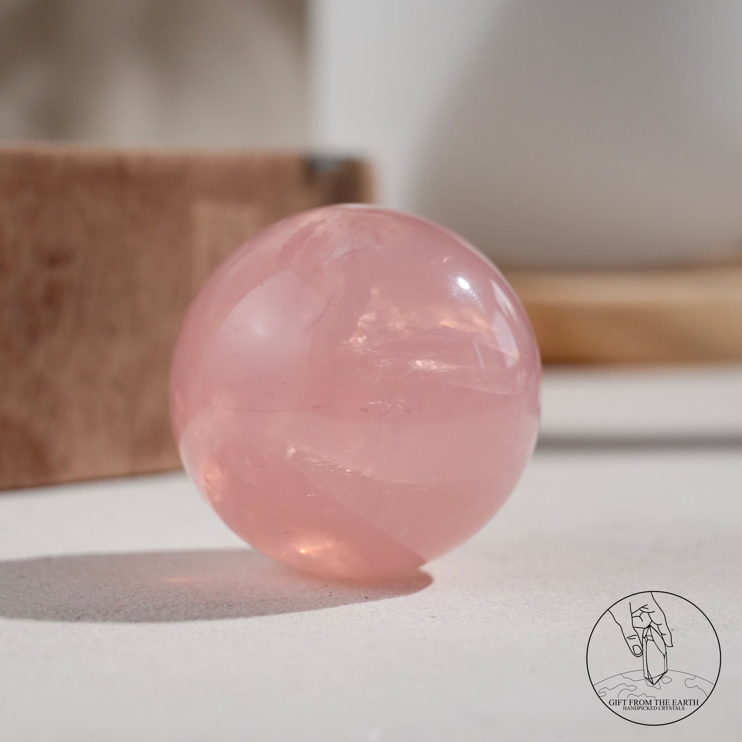 莫桑比克星光粉晶球