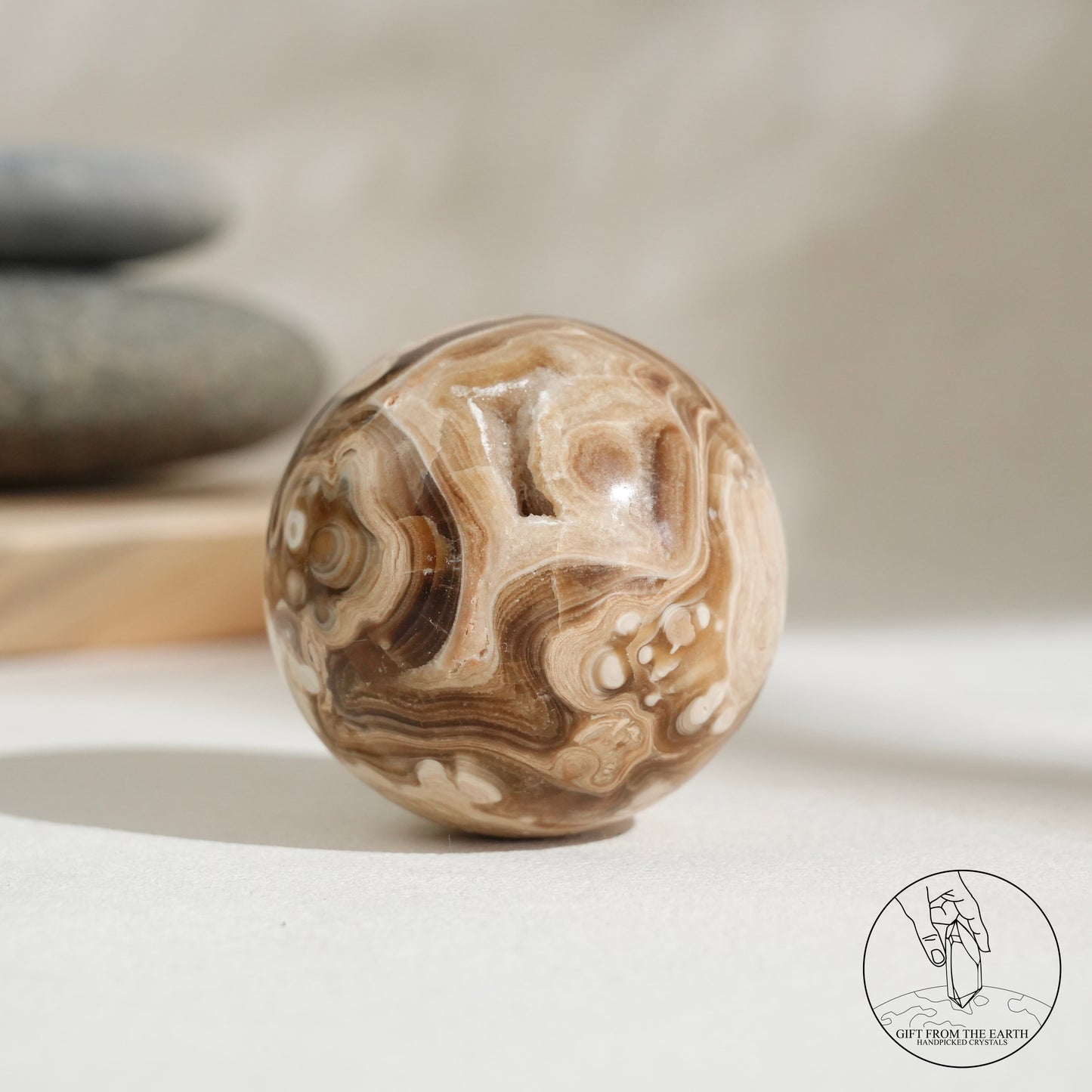 朱古力方解石球