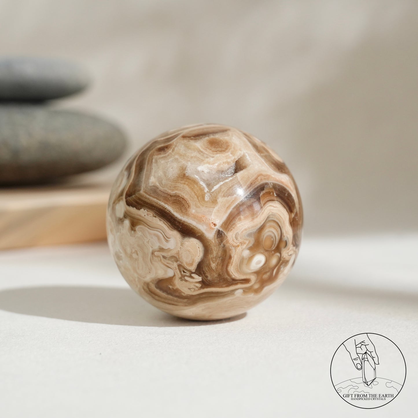 朱古力方解石球