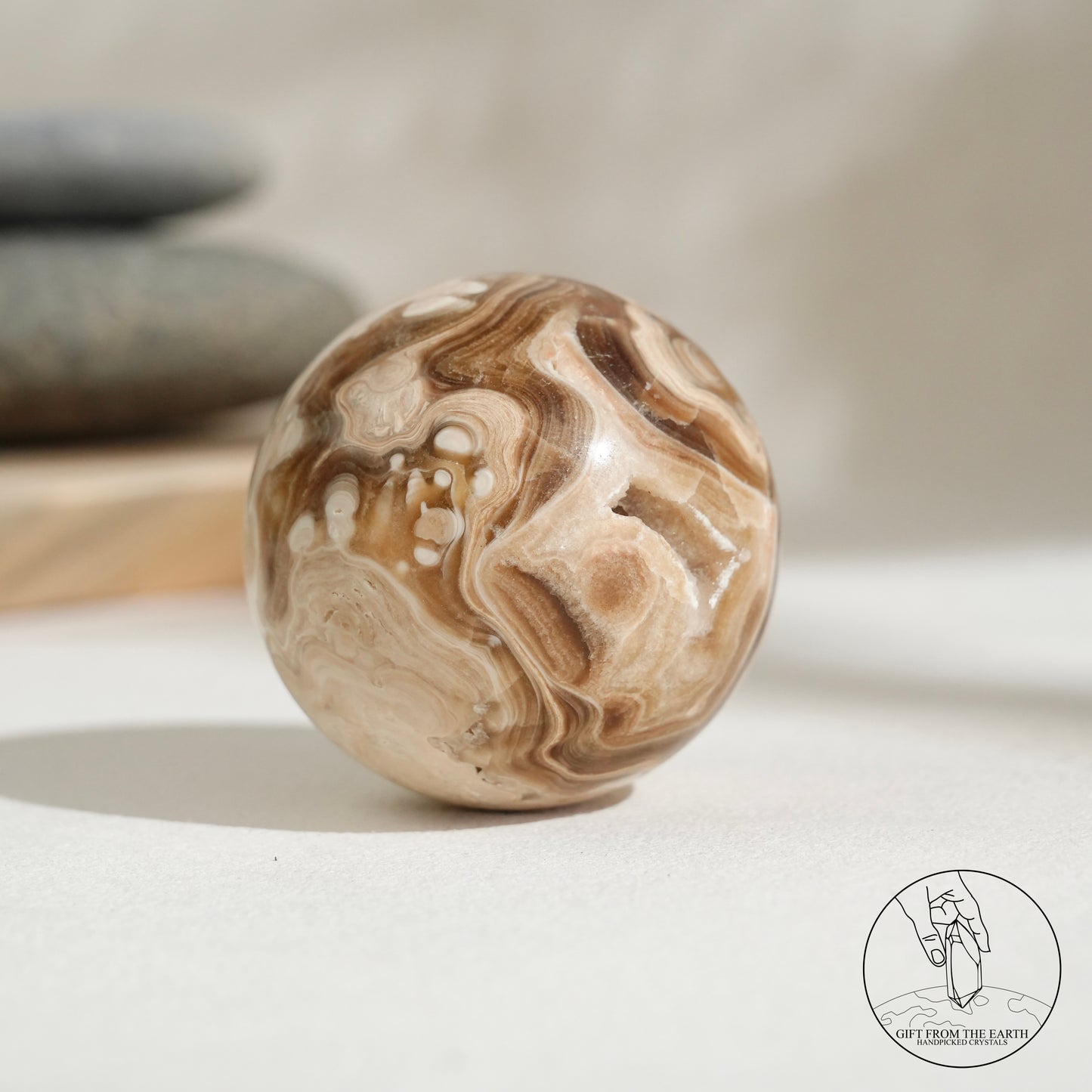 朱古力方解石球