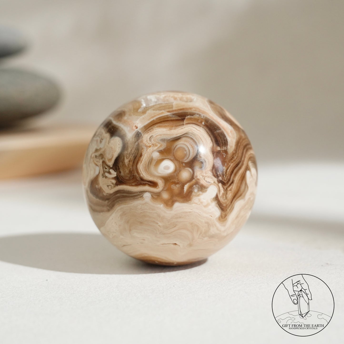 朱古力方解石球