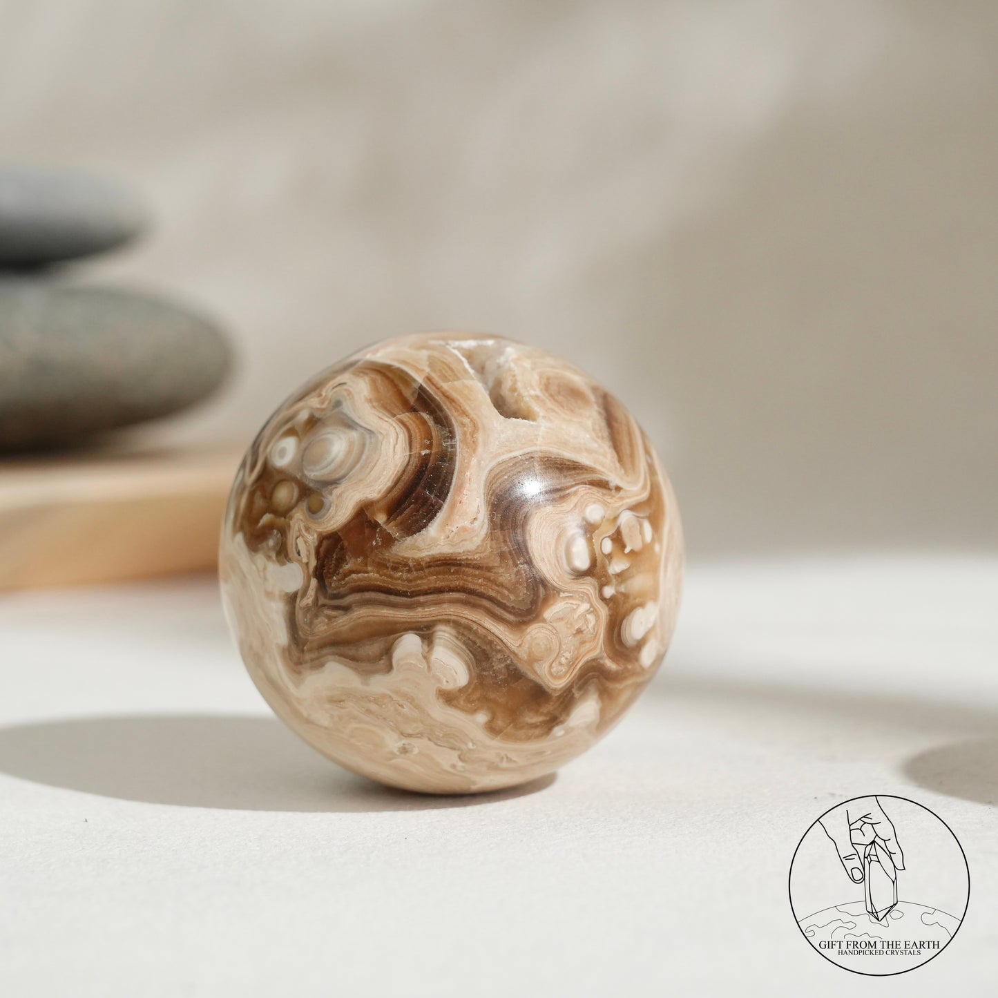 朱古力方解石球