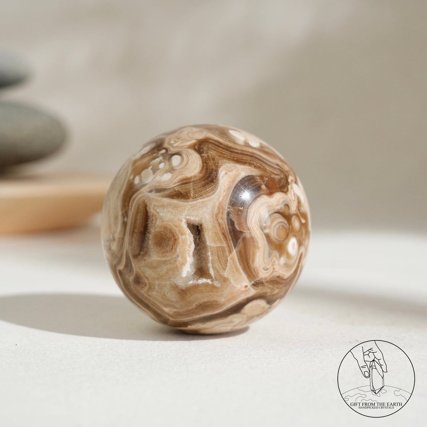 朱古力方解石球