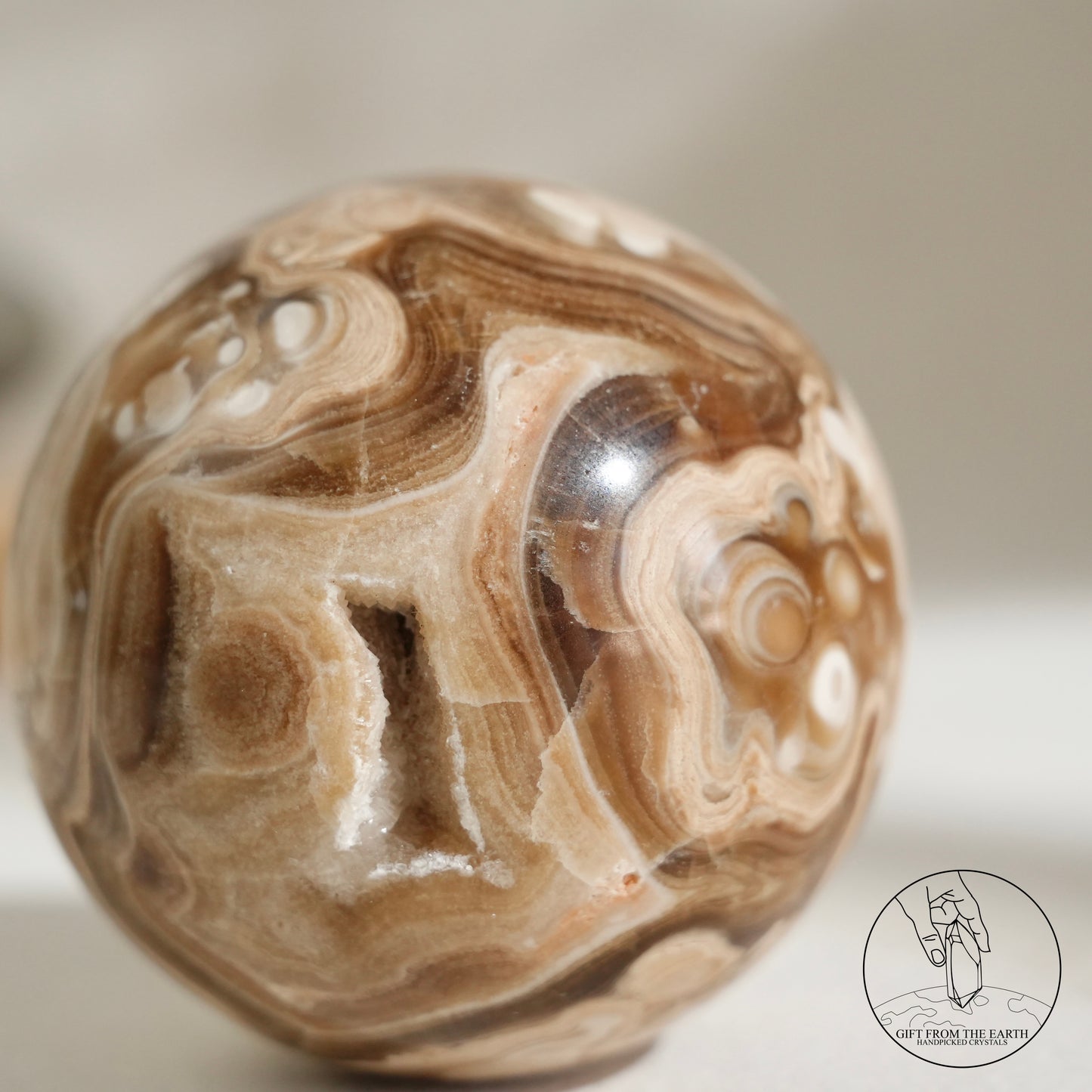 朱古力方解石球