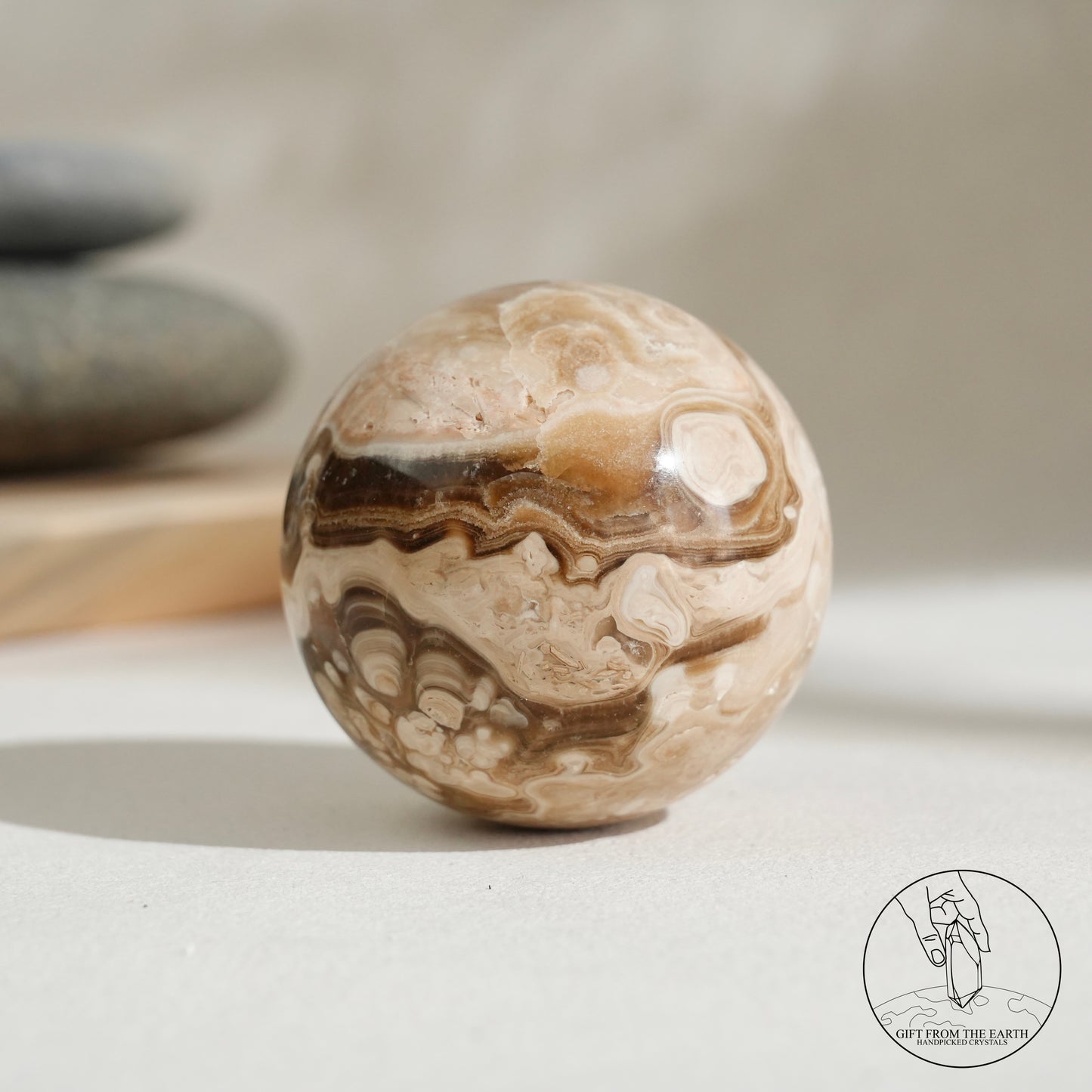 朱古力方解石球