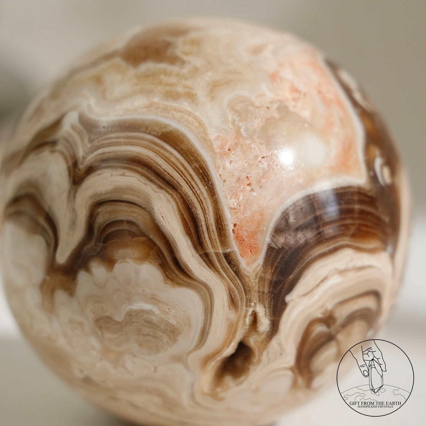 朱古力方解石球