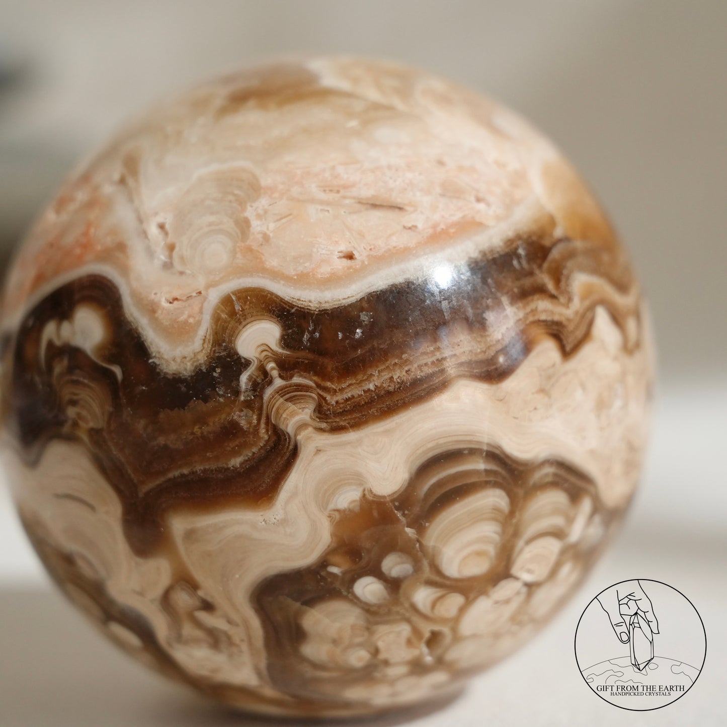 朱古力方解石球