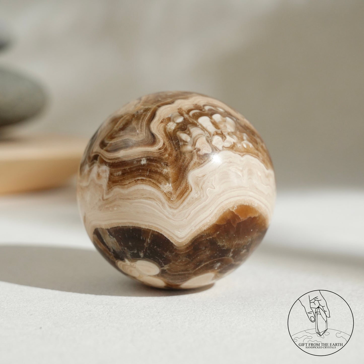 朱古力方解石球