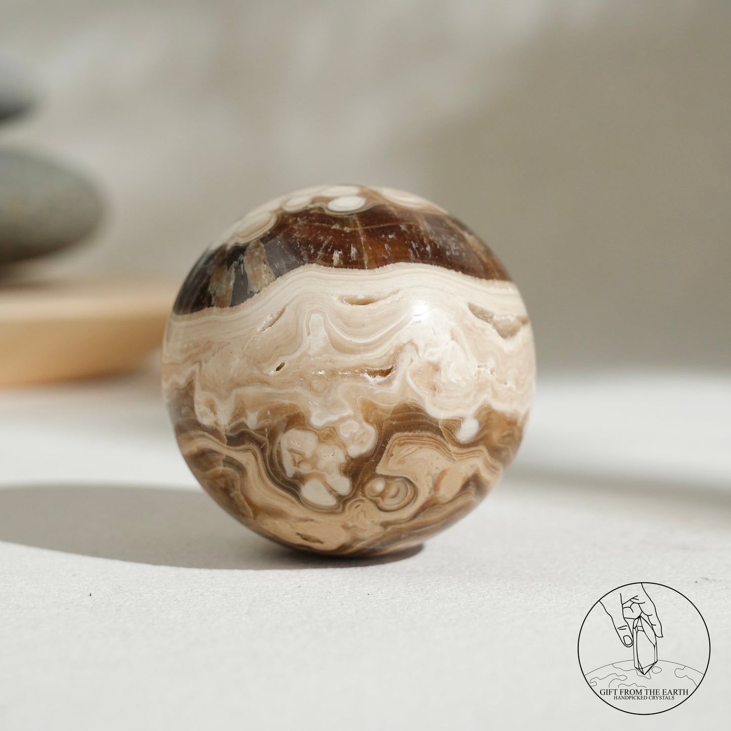 朱古力方解石球