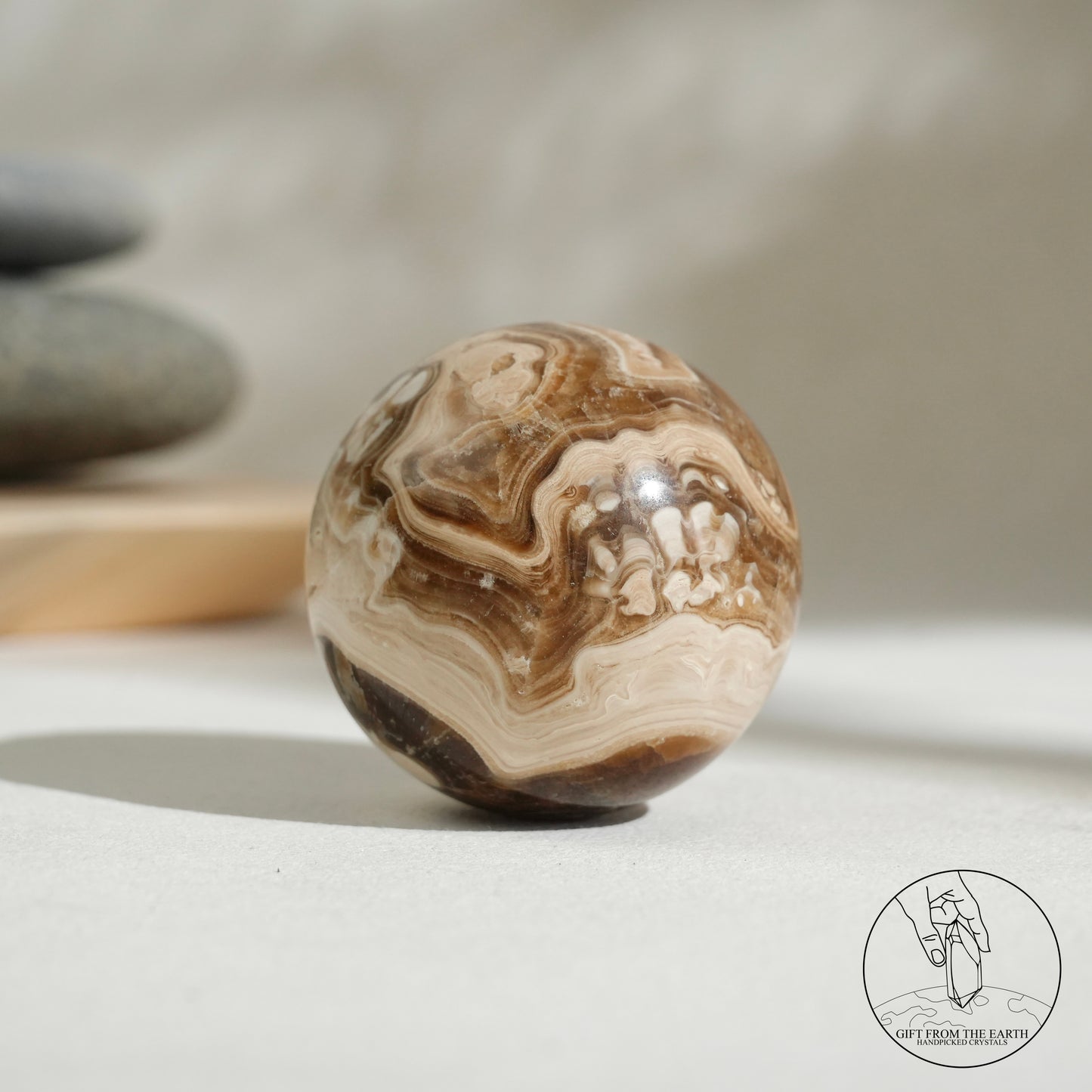 朱古力方解石球