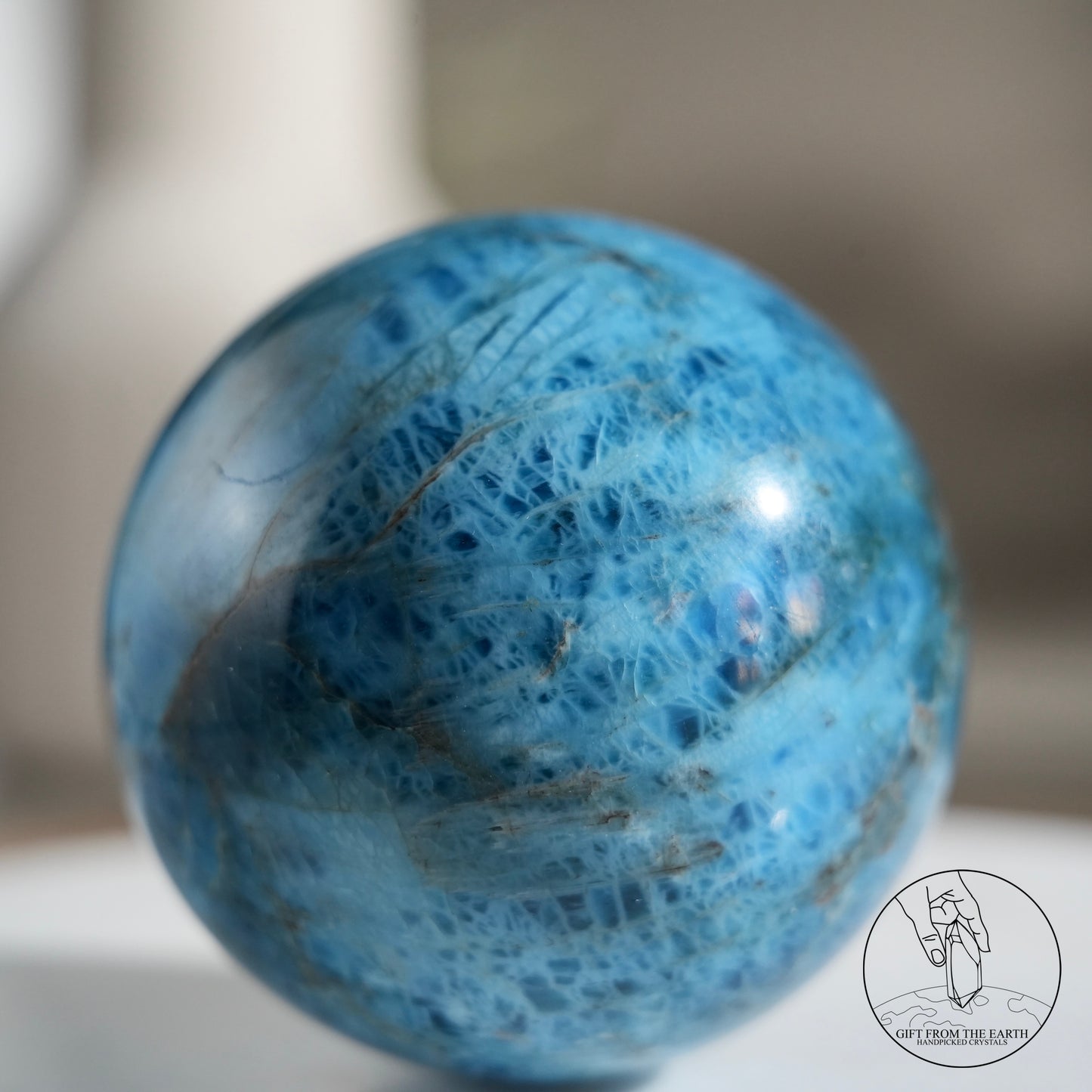 Blue Purpurite sphere