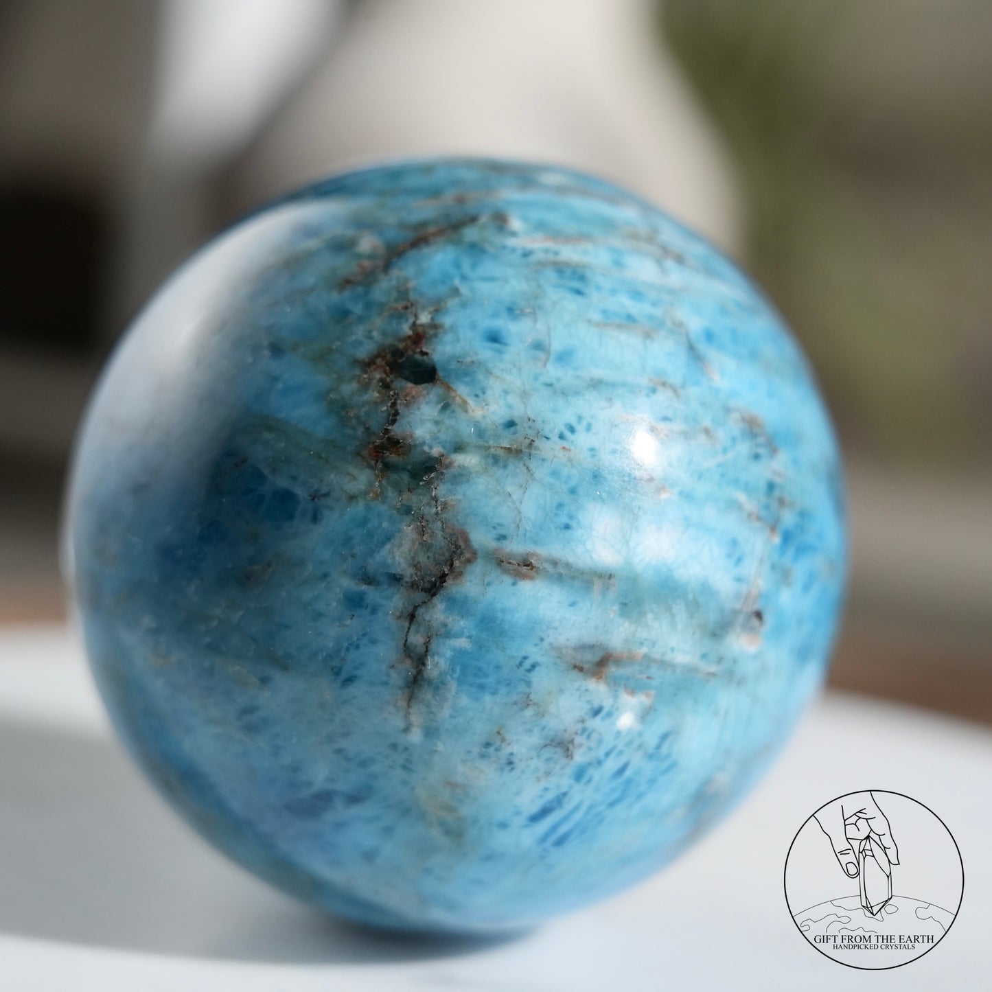 Blue Purpurite sphere