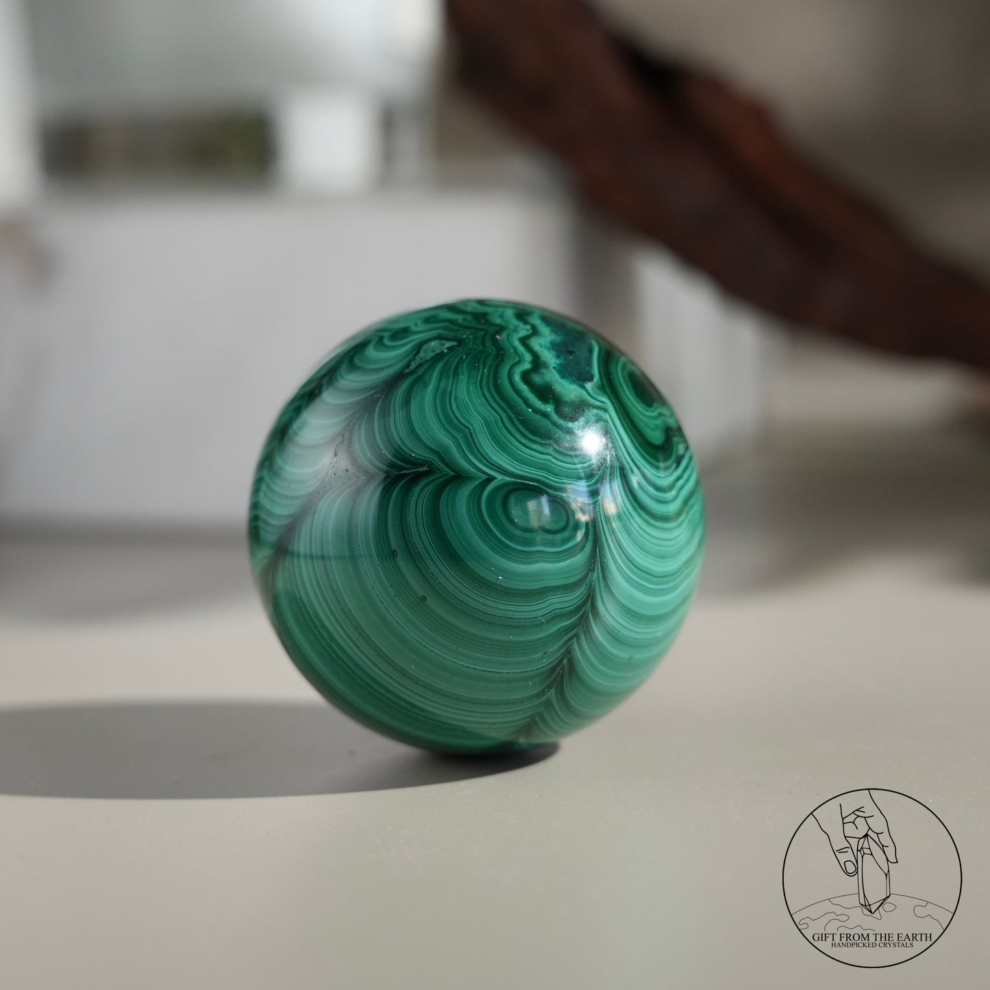 Malachite sphere