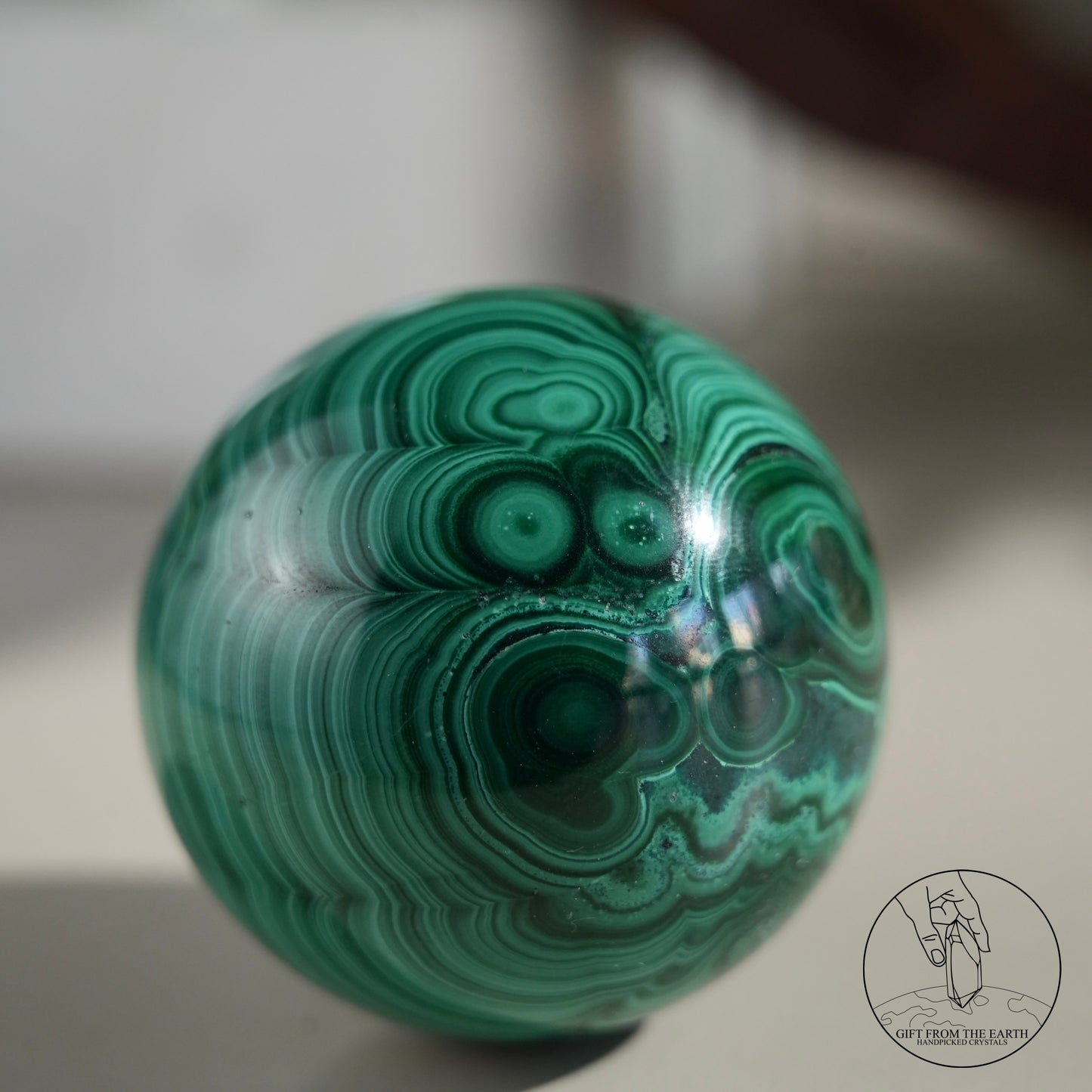 Malachite sphere