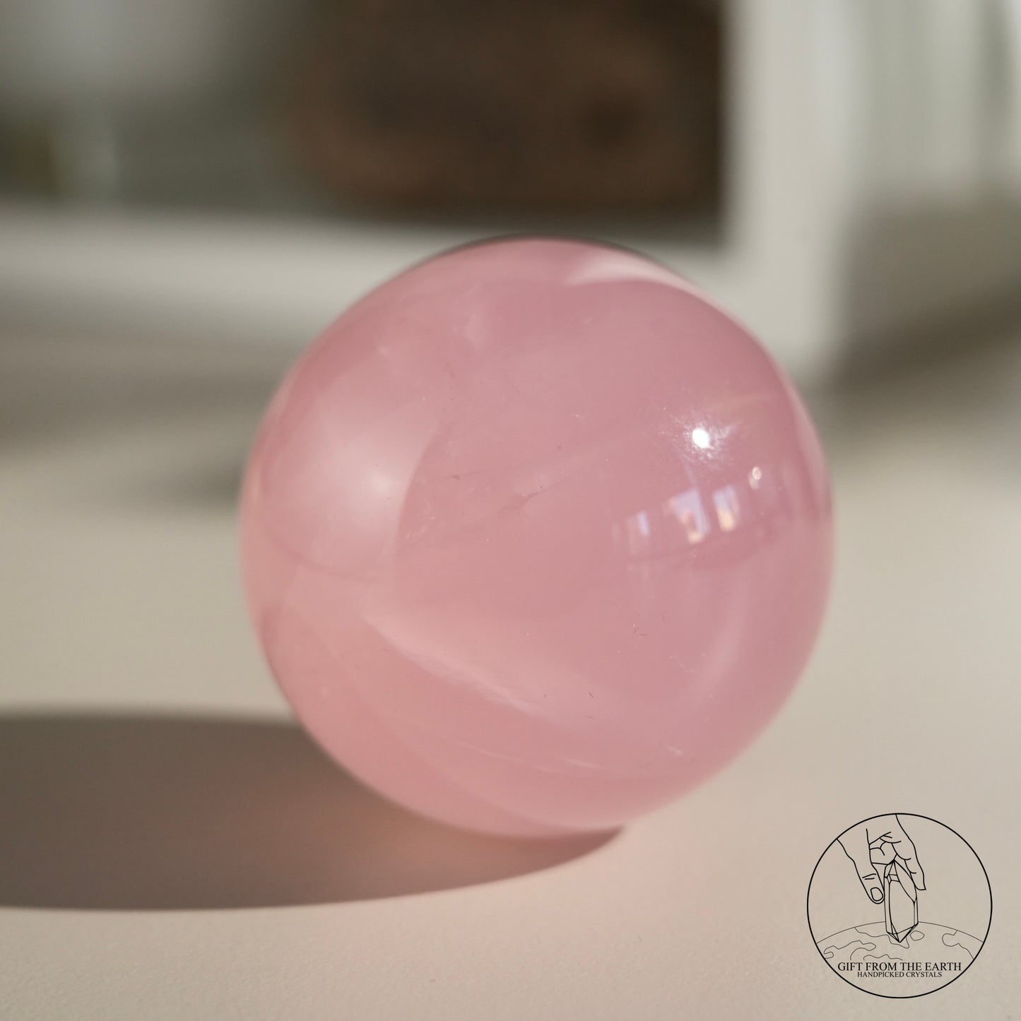 Mozambique Stary Rose Quartz Sphere