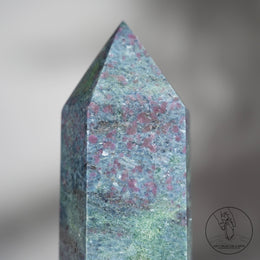 紅綠寶藍晶共生柱