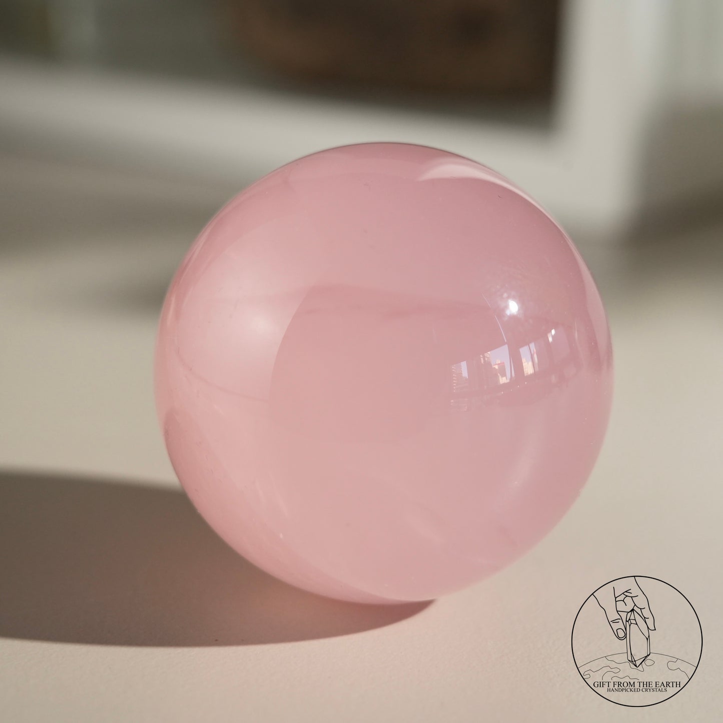 Mozambique Stary Rose Quartz Sphere