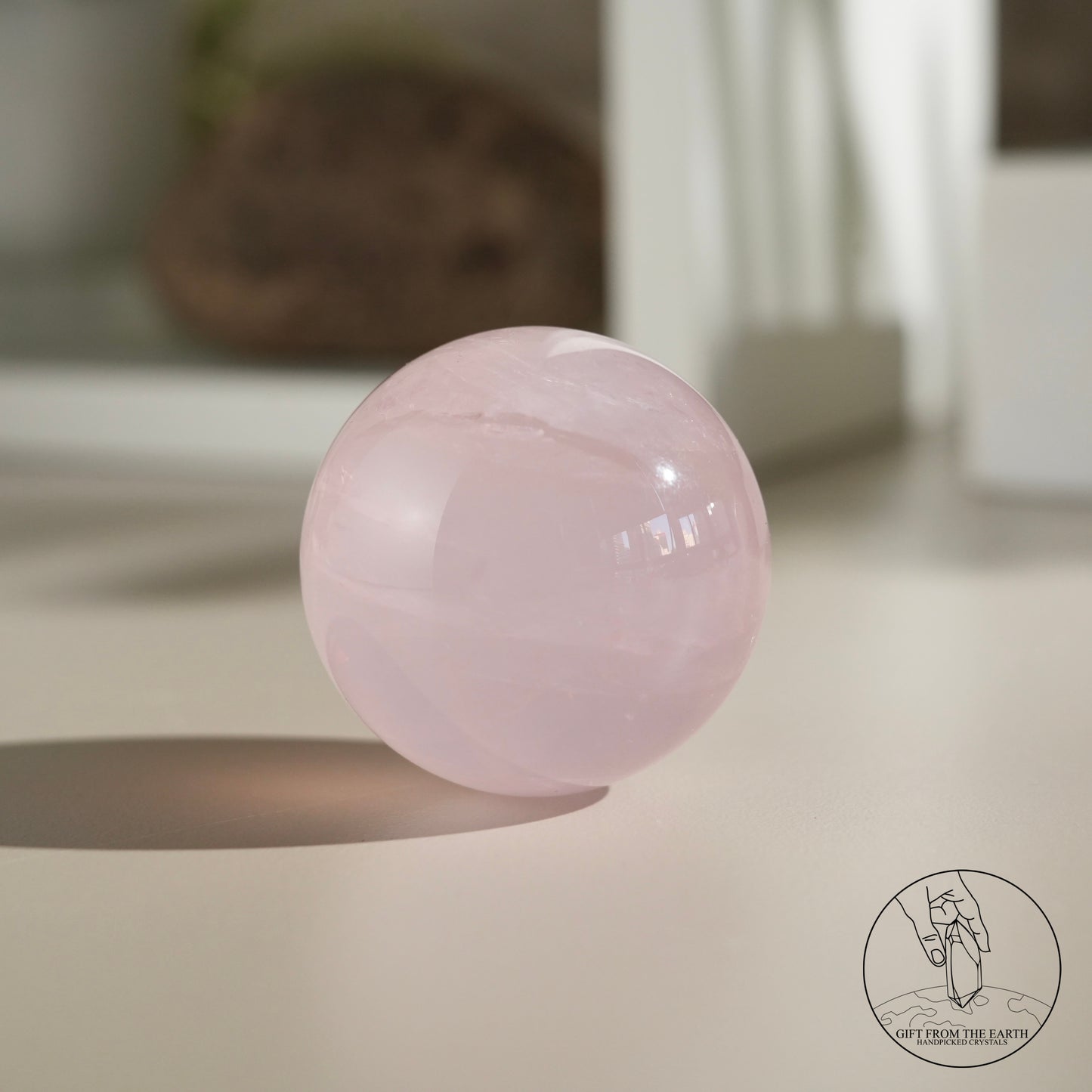 Mozambique Stary Rose Quartz Sphere