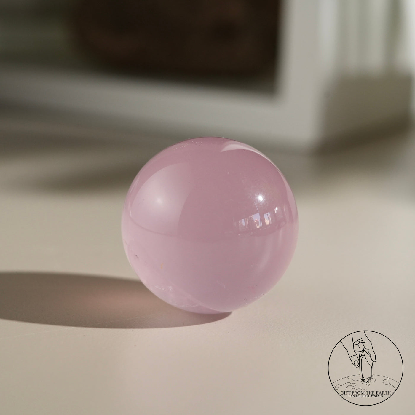 莫桑比克星光粉晶球