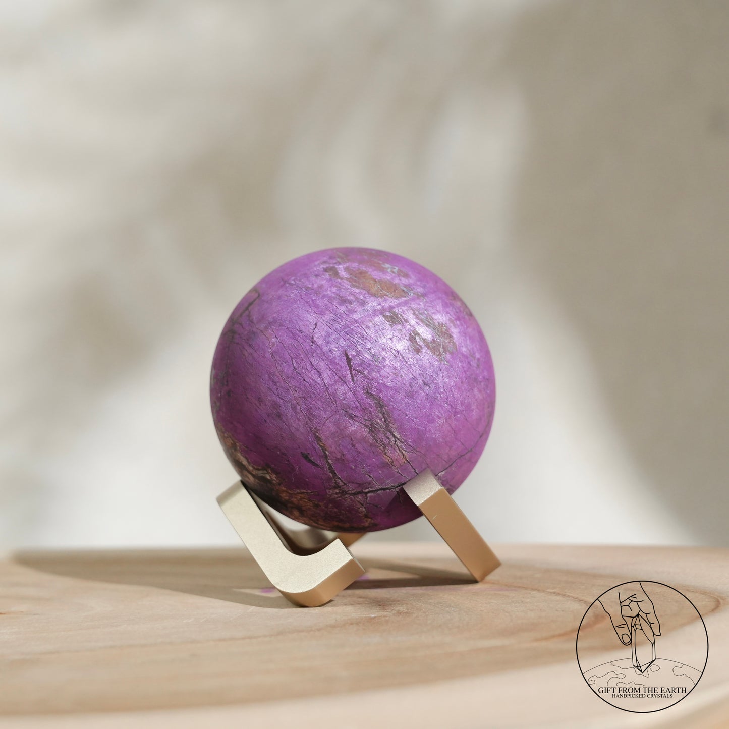 納米比亞紫磷鐵錳礦球