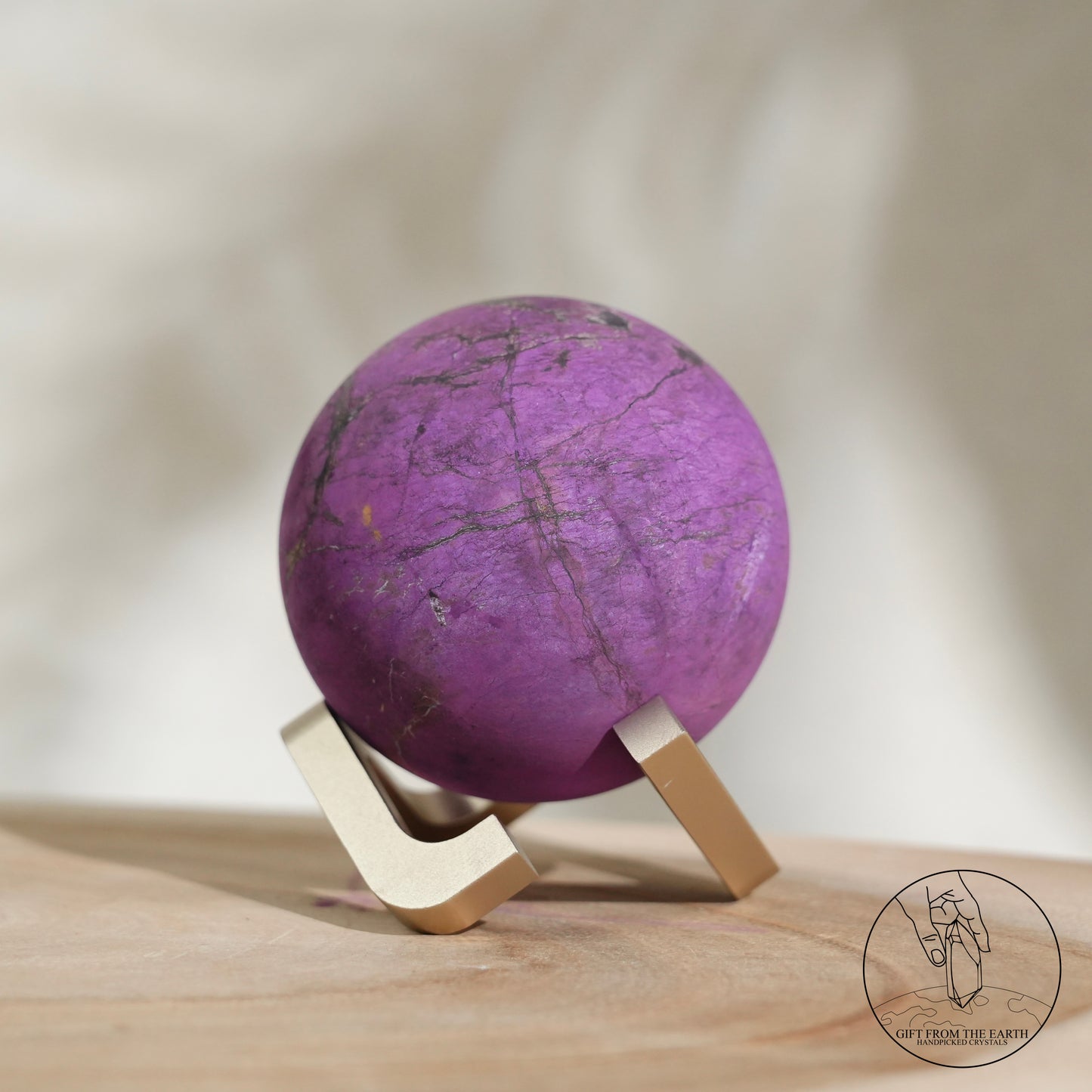 納米比亞紫磷鐵錳礦球